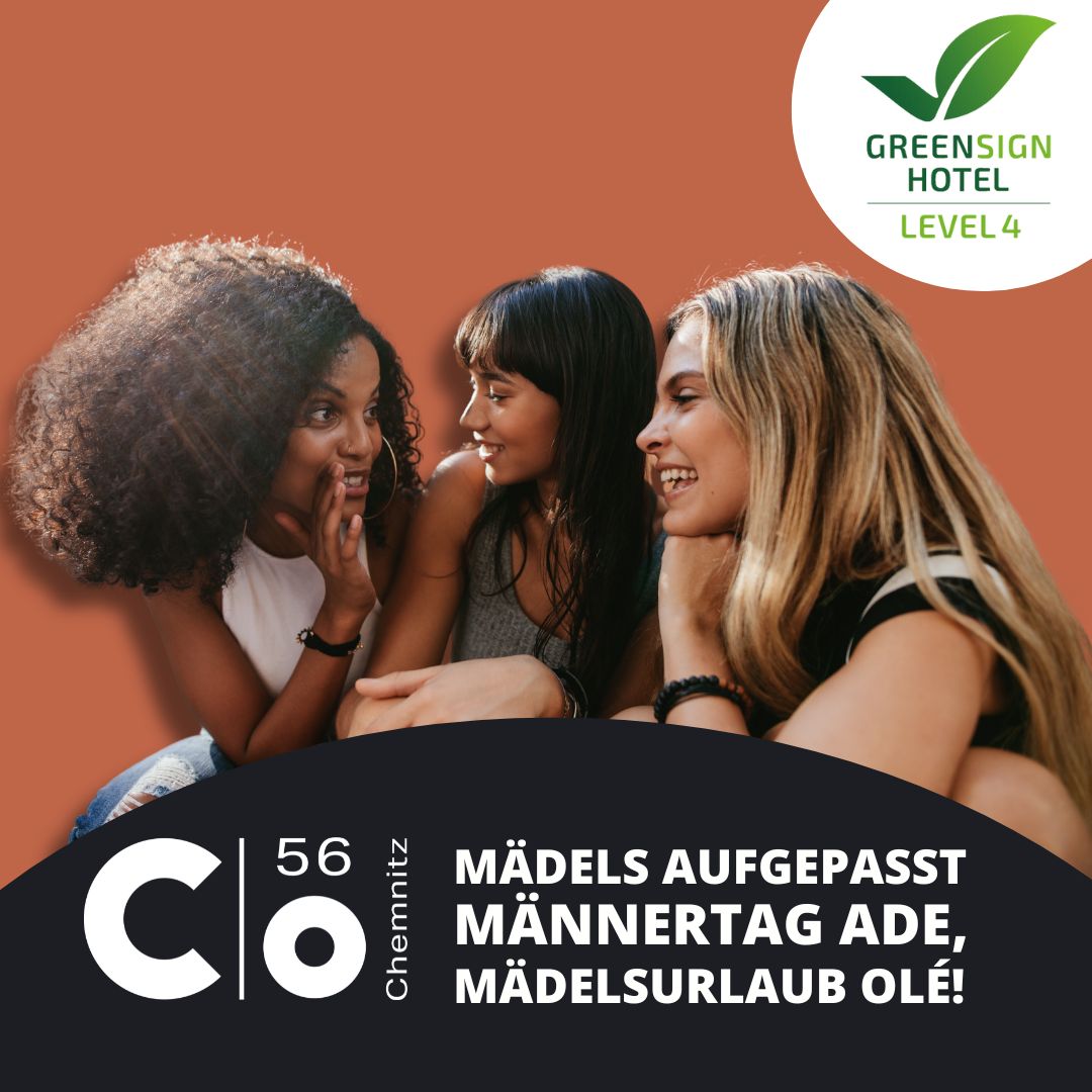 ?ä???? ??????????! ?ä??????? ???, ???????? ???? ??? ?ä??????????! ♀️
Am 09. Mai heißt es: Tschüss Männertag, hallo Mädelspaß ?♀️?♀️ in Chemnitz! ♀️
Bis zum 12. Mai 2024 laden wir euch zu einem unvergesslichen Mädelswochenende ein.
Genießt gemütliche Zimmer (ab 69 € inkl. Frühstück) und erkundet die lebendige Chemnitzer Innenstadt. ️ Kultur, Shopping, Cafés und Restaurants – hier kommt jede auf ihre Kosten!
Neugierig, was Chemnitz und Umgebung zu bieten haben?
Dann schaut doch einfach mal in der zukünftigen Kulturhauptstadt Europas vorbei! ️
????? ???????? ?ü? ???? ?ä?????????????? warten auf euch!
??????? ???? ????? ????! Zimmer sind begrenzt. ⏳
**???ü????? ???? ??? ??????? ???? ?ü? ???? ?ä???? **
??????? ???? ????? ????! Schnappt euch eure Mädels und ab nach Chemnitz!
Link für die Buchung findet Ihr im Linktree ;)
