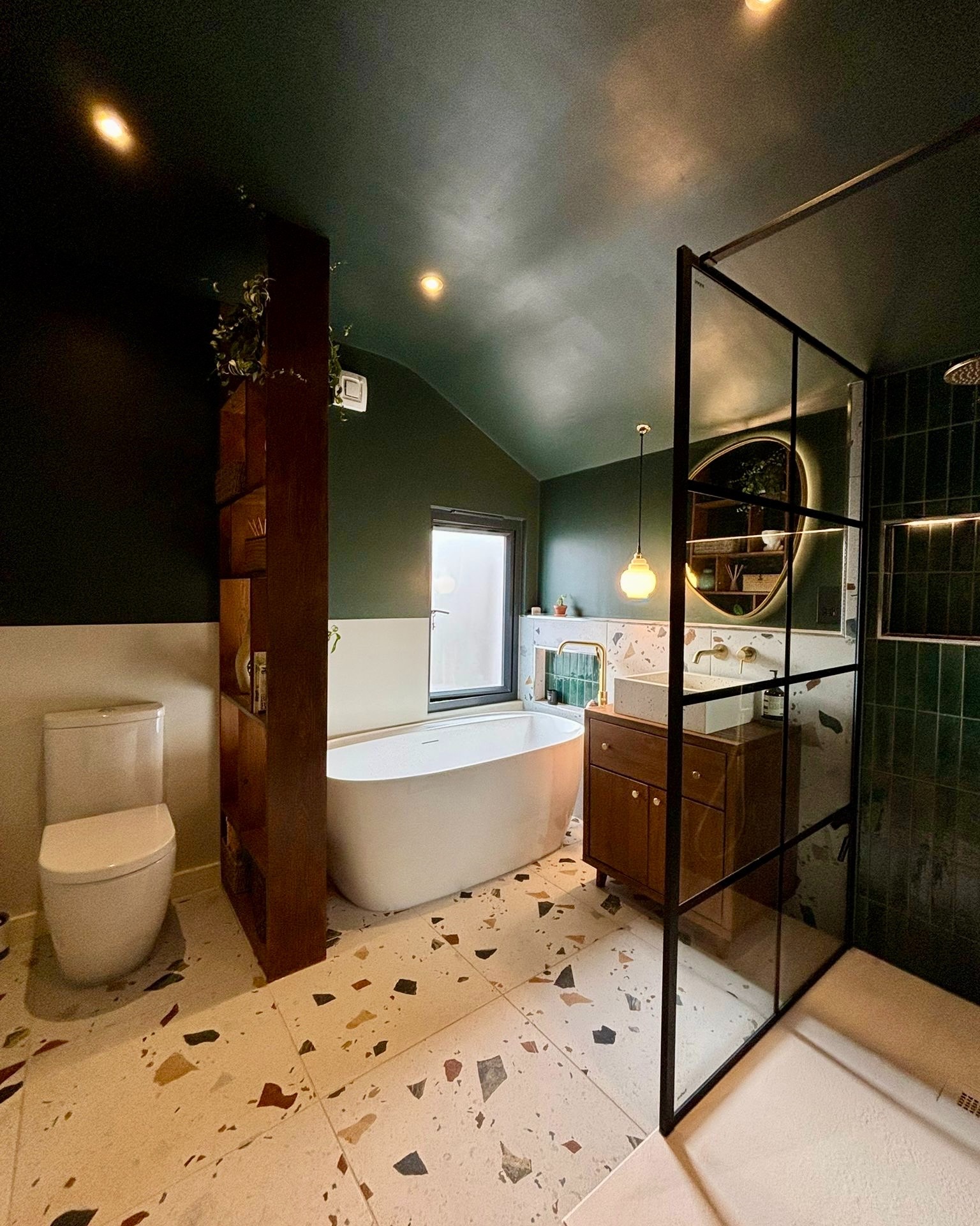 ? A Perfect Blend of Style ?
✨ Featuring:
?️ Holi Multi Blanco 60x60 tiles on the floor and part of the wall.
? Zellige Salerno Metro Verde tiles for that stunning green statement.
The terrazzo-inspired flooring paired with vibrant green metro tiles offers a fresh, modern aesthetic with a touch of vintage charm.
Ready to reimagine your bathroom? Discover these stunning ranges and create a masterpiece in your own home. ?✨
A job well-done by @angelinteriorssw