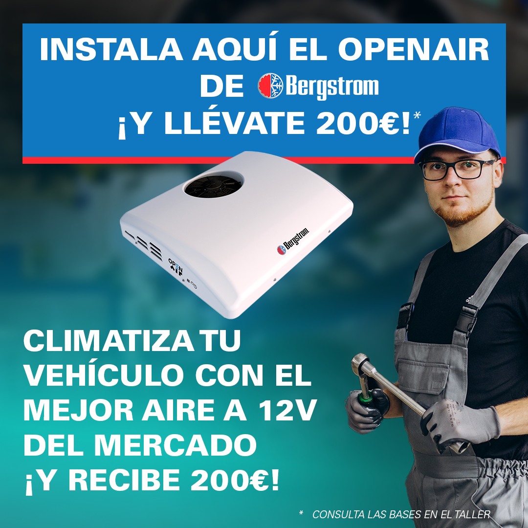 ¡Ya no hay excusas para dudar! ??
Si todavía no te has decidido a instalar el OpenAir 12V Full Inverter, este es el empujón que necesitabas.
En nuestro taller, estamos ofreciendo un descuento de 200€ ? para que disfrutes del mejor confort en tu caravana. ?
Para participar y recibir el reembolso, solo tendrás que adquirir e instalar el equipo en nuestras instalaciones. Luego, envía un correo a Bergstrom (promociones@dirna.bergstrominc.com) ? con tu nombre completo, dirección postal, DNI/NIE, número de cuenta (IBAN), y una copia de la factura con tus datos, fecha de compra, modelo, y concesionario donde se realizó la instalación. Además, incluye una foto del equipo instalado ? y otra de la etiqueta con el documento de garantía cumplimentad. Recuerda que esta promoción solo es efectiva del 15-11-2024 al 31-1-2025.
Una vez validada la documentación, Bergstrom gestionará el reembolso y recibirás una confirmación por correo. ?
¡No dejes pasar esta oportunidad con nosotros y transforma tu experiencia en la carretera! ??
#Bergstrom #BergstromSpain #OpenAir12V #OpenAir12VBergstrom
