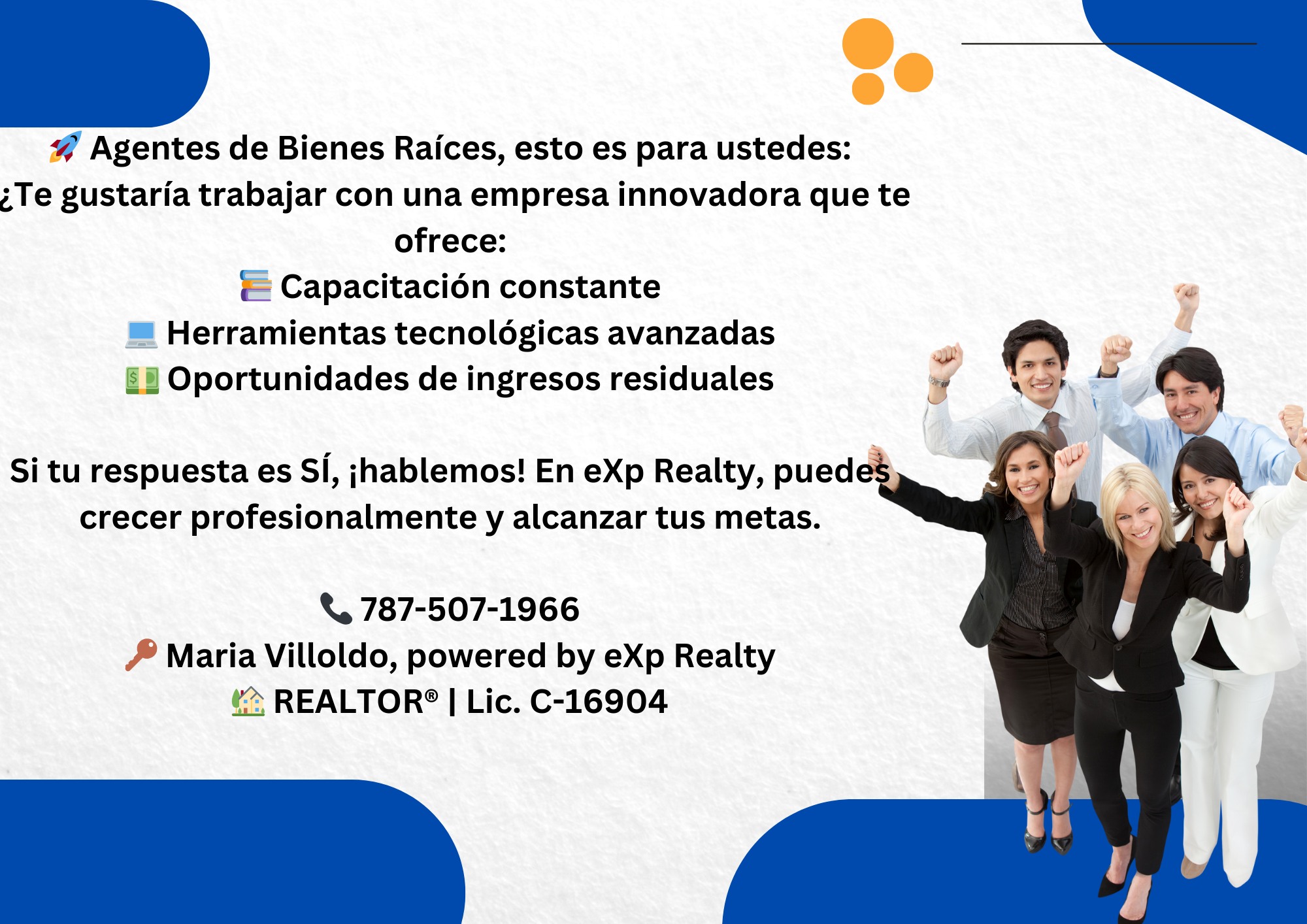 ? Para mas Informacion llamanos a 787-507-1966
? Maria Villoldo | C-16904
? eXp Realty | LUXURY | REALTOR®