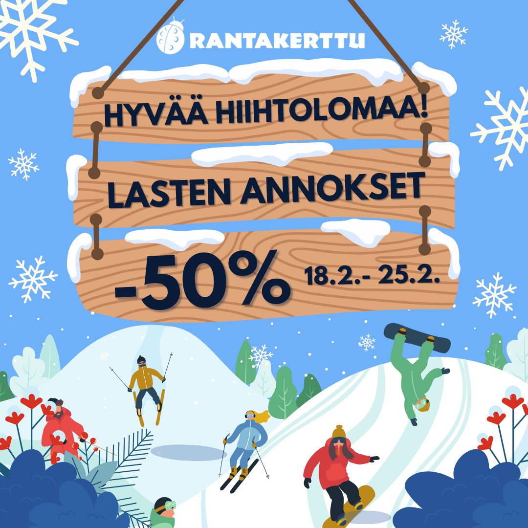 ????????????? ?????? ??ö?ä? ??????? ???????!
Kerää siis seurueesi kokoon ja suunnista kohti Rantakerttua. Tarjous koskee seurueita, joissa myös vähintään yksi aikuinen ruokailee ja on voimassa su 18.2.-su 25.2.
Meiltä löydät lapsille myös oheisohjelmaa! Pienimmät lapset viihtyvät leikkinurkkauksessamme, josta löytyy mäkiautorata, pulmatehtäviä sekä junarata ja kokkausvälineitä. Saatavilla on myös piirustustarvikkeita ja lautapelejä niin lapsille kuin isommillekin!
#hiihtoloma #skilov #boardgames #lautapelit #ravintola #restaurant #restaurang #ravantit #perheyritys #lapsiystävällinen #läntinenrantakatu #förinkupeessa #föri #aurajoki #auraå #vierasvenesatama #loveturku