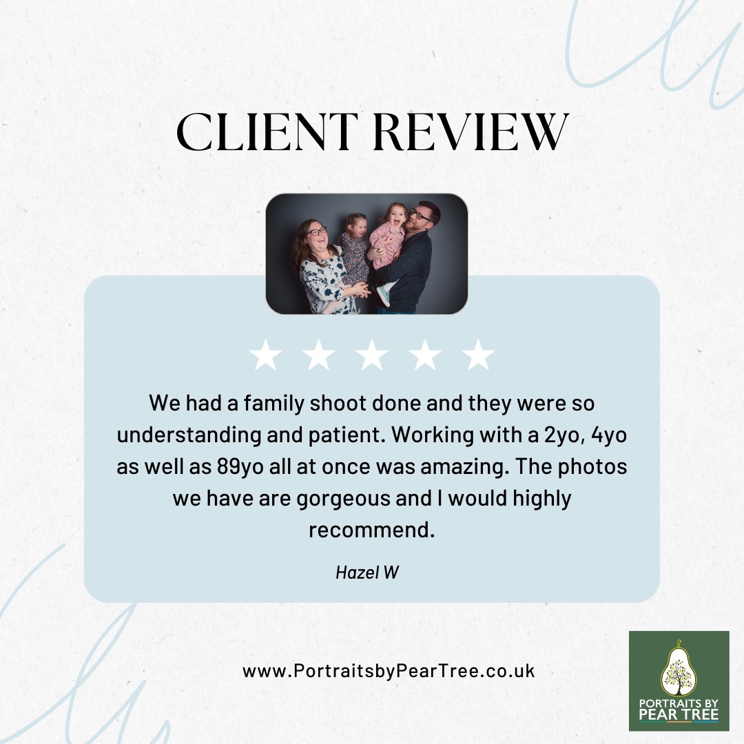 We love and appreciate our wonderful clients ?
Thank you Hazel for your kind words, we loved meeting you and your beautiful family. We can't wait to see you all again soon ?
.
.
.
.
.
#familyphotography #familyphotographer #familyphotoshoot #familyportraits #familyfun #photography #photographer #newborn #newbornphotography #love #happyfamily #familytime #portraitphotography #photooftheday #portraitperfection #portrait #babyphotography #lifestylephotography #baby #familygoals #familyphoto #familyportrait #hampshirephotography #hampshirephotographer #family #portraitsbypeartree #shoplocal #shopsmall #shopsmallbusiness #dance