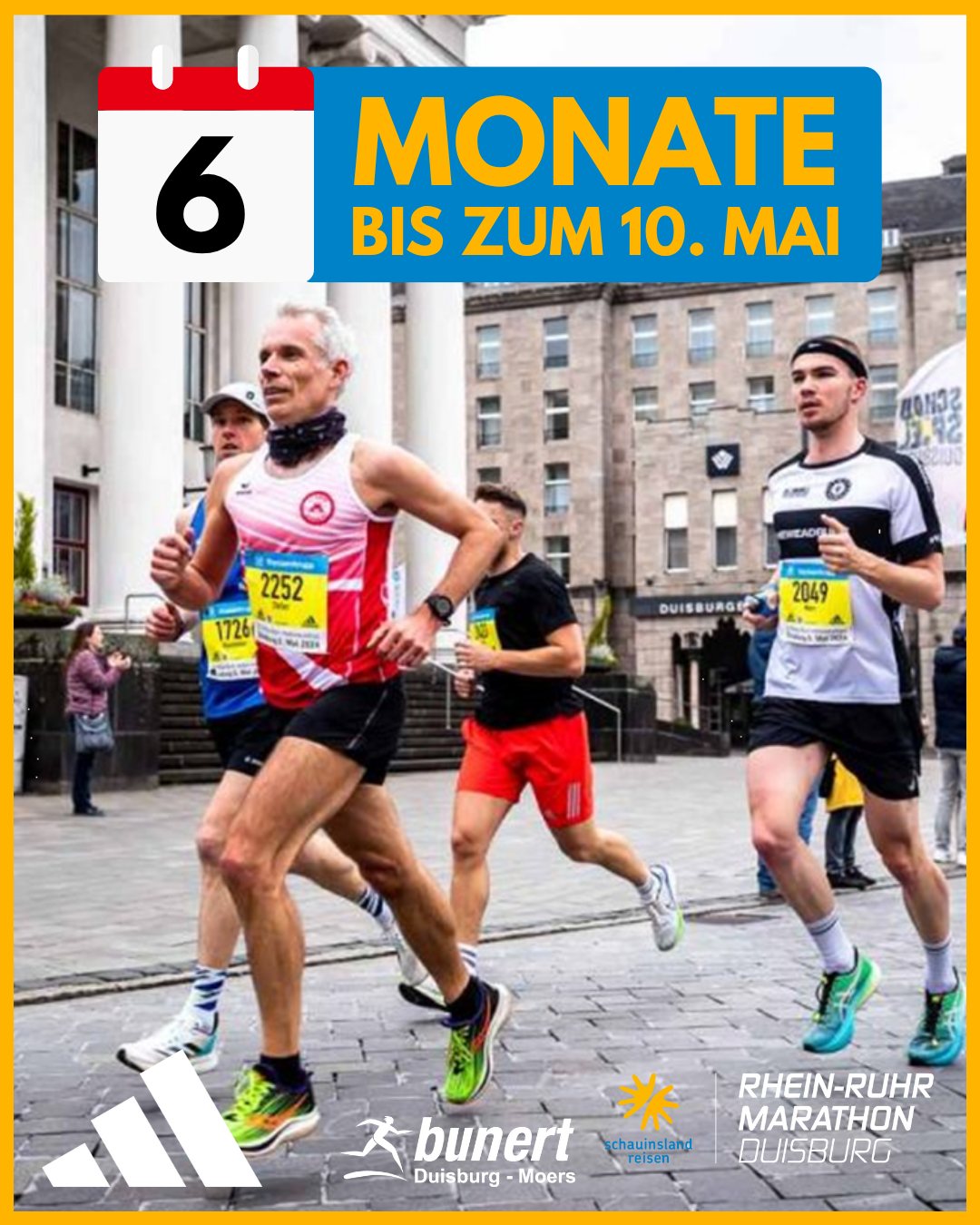 ⏰ Noch 6 Monate bis zum Start!Am 10. Mai 2026 heißt es wieder: Auf die Plätze, fertig, Duisb....