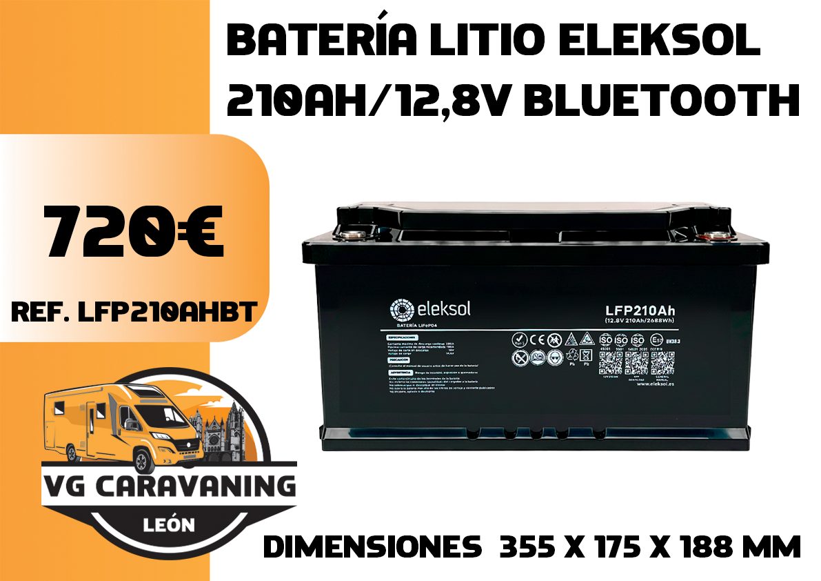 ? ¡NOVEDAD EN @vgcaravaning!
? La nueva BATERÍA DE LITIO ELEKSOL 210Ah / 12.8V ya está aquí...
? Mismo tamaño que una AGM de 95Ah, pero más del DOBLE de capacidad.
⚡️ Potencia, tecnología y autonomía en formato compacto.
Perfecta para tu camper, autocaravana o caravana.
? DESTACA PORQUE:
✅ Tecnología LiFePO₄ de última generación
✅ Bluetooth + BMS V2 con control desde app
✅ Más de 6.000 ciclos al 80 %
✅ Peso ligero: solo 15,4 kg
✅ Medidas: 355 × 175 × 188 mm
✅ Compatible con Victron y más sistemas pro
✅ Garantía 5 años
? Monitoriza tu batería en tiempo real
? Control de carga y descarga con contraseña
? Conexión automática y cambio de nombre
? Precio lanzamiento: 720 € IVA incluido
? Disponible ya en VG Caravaning o en nuestra web:
? www.vgcaravaning.es
✨ Potencia máxima. Tamaño mínimo. Libertad total.
#vgcaravaning #eleksol #bateríadelitio #camperlife #autocaravana #caravaning #bateriaslitio #energialimpia #vanlife #furgoneta #campervan #energiainteligente #victronenergy #novedad2025