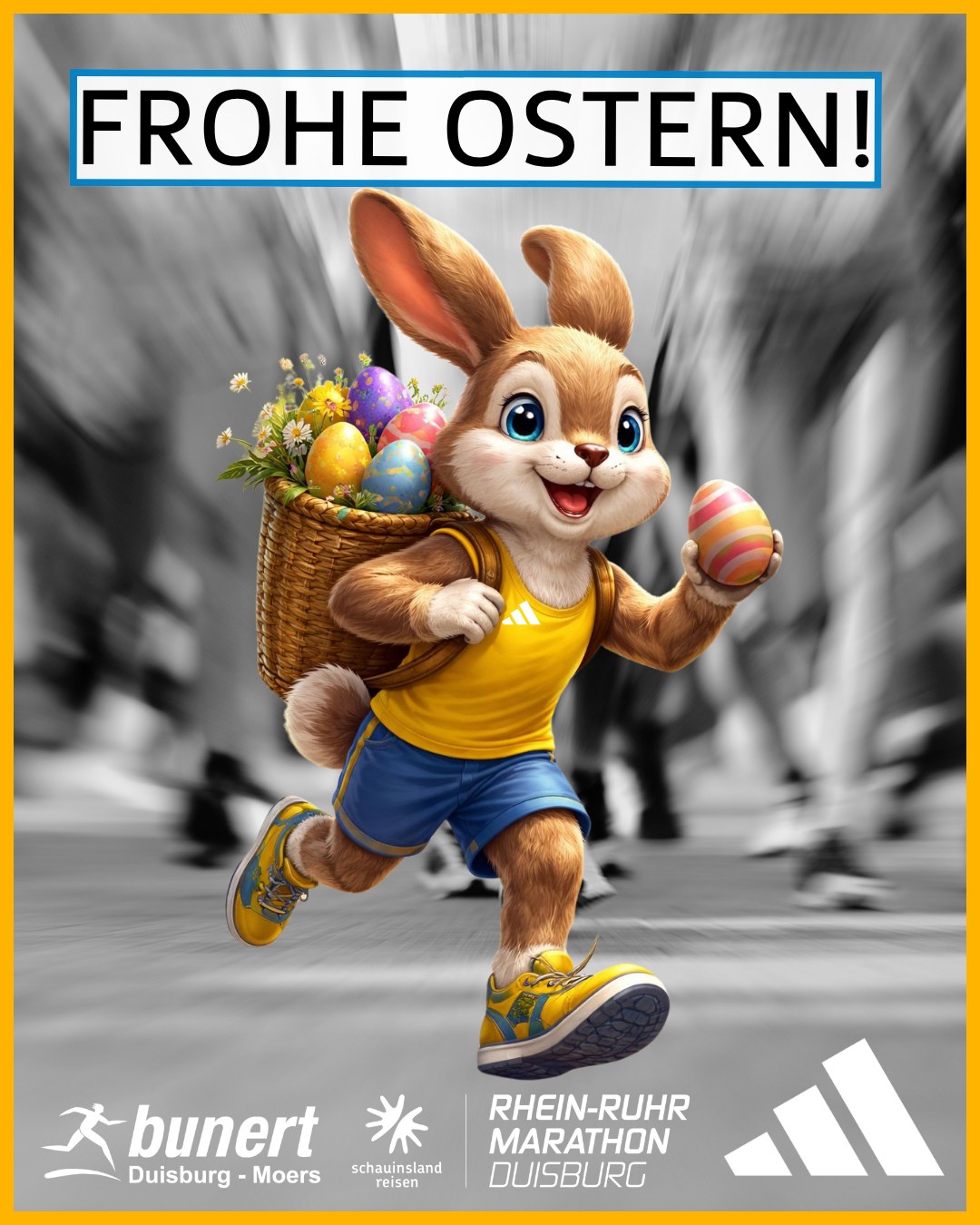 🐰🏃♂️ Frohe Ostern! 🌷🥚Der Osterhase ist schon im Training – und ihr? 😉Wir....
