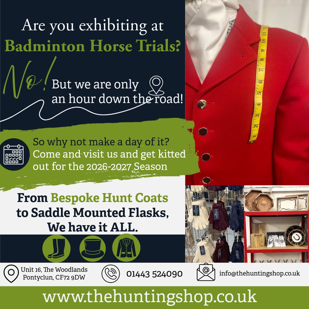 We love Badminton Horse Trials week! ?
Not just because the very best riders and horses take on one of the toughest eventing tests in the world, but because so many of our regulars — and plenty of new faces — make a special trip to visit us while they’re here in the UK for this incredible event.
We’re just 59 miles away!
? What3Words: ///cobbled.whiplash.graceful
#comevisit #BadmintonWeek