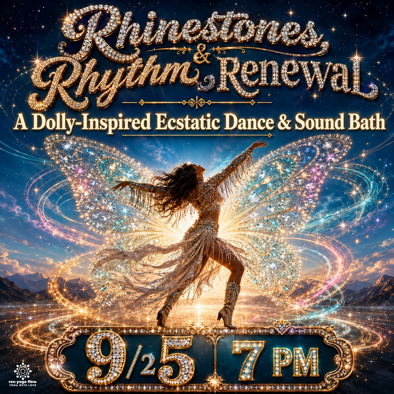 There is no choreography. There is no performance. There is no right or wrong way to move.
Primal Rhythms: A Dolly-Inspired Ecstatic Dance is an invitation to shake, sway, stomp, spin, laugh, pause, or move as gently as your body needs.
You do not need dance experience. You do not need to look a certain way. You don’t need to move for anyone else.
This is your opportunity to move what words cannot always express, reconnect with your confidence, and embody a little of Dolly’s sparkle, sass, and fierce self-belief.
September 25 at 7 PM
Ren Yoga Flow & Healing
Sign up:
https://momence.com/l/vrhekdJL
#PrimalRhythms #EcstaticDance #FreeformDance #DollyInspired #RenYogaFlow