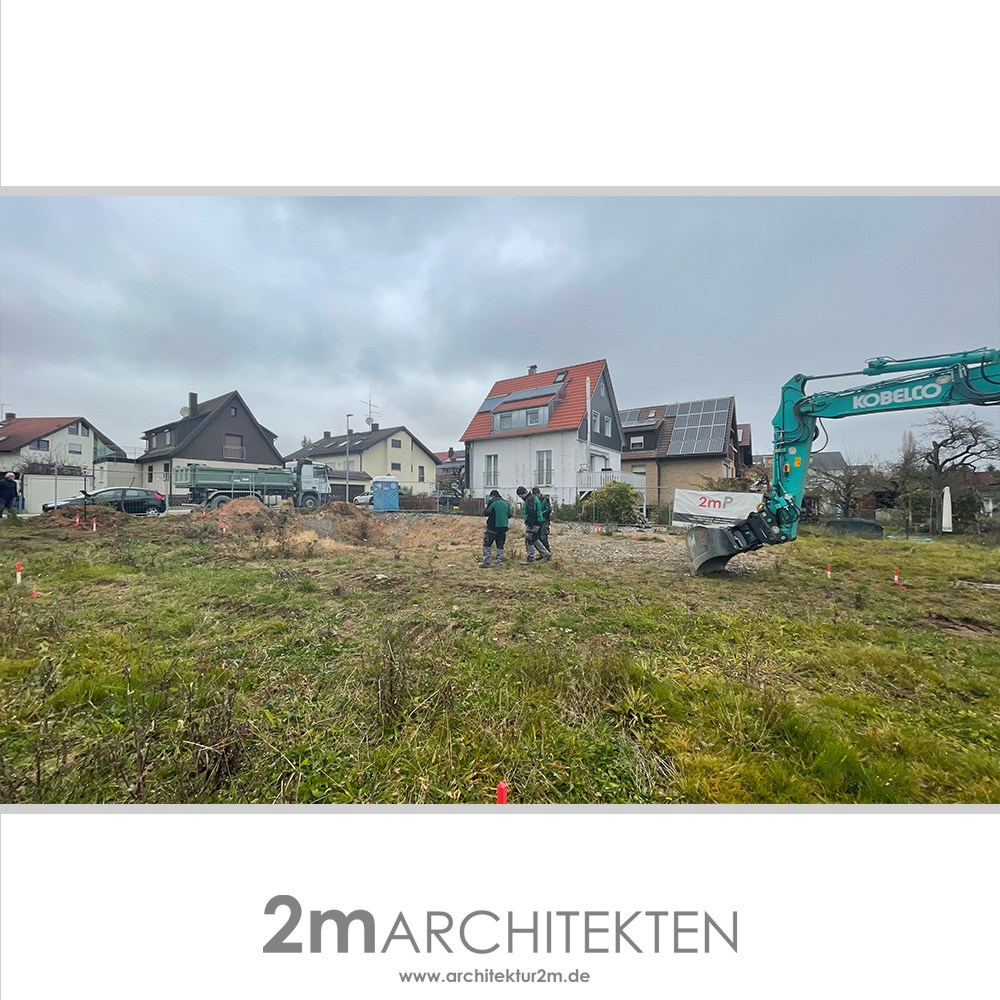 Wieder #schoenaich , jetzt anders Projekt. ?? 
Mit den Arbeiten am Aushub war gestern offizieller Baustart für ein #mehrfamilienhaus -Projekt mit 8 Wohnungen. Nicht das ideale Wetter momentan, ?️☃️um so glücklicher sind wir mit unseren tollen Firmen, die jetzt noch ein paar ungemütliche Wochen vor sich haben. ??. #endspurt #noch4wochengasgeben
#baustart
#2marchitekten #architektur #architektboeblingen #architekturboeblingen #architektböblingen #architekturböblingen #wohnbau #architekturfotografie #architecture #architecturelovers #realestate  #baustelle #holzgerlingen #altdorfbeiböblingen #sindelfingen #boeblingen #schoenaich #stuttgart #realestatestuttgart #realestateinvesting #projektentwicklung  #architektenhaus #archicad #archicaddesign