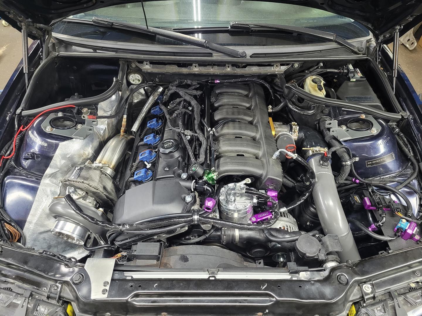 Another high HP M54! ➡️Swipe for more goodness.
We weren’t a huge fan of this dyno being used but, we remote tuned this awesome e46 build out in Connecticut for @sikk_addiktion. On E85 and just 20psi, it dynoed a little over 600whp on this Dynomite Land & Sea dyno with an awesome power curve. Breathing almost 2000kg/hr, on a comparable dynojet, we expect this to dyno at about 670-680whp.
?This dyno’s software wasn’t the best and the operator could not plot runs over each other, the graphing isn’t the prettiest thing to look at but, tells you what you need to know :).
As we easily exceeded the owners power goals, the car is still ran and tuned quite soft.
It ate up the differential a week later so, the owner has some drivetrain upgrades coming, she’s going to need it ?.
———————————————————————————————
M54B30
Tuned on stock MS43 ECU
PMAS HPX MAF
?E85
@precisionturbo 6266
Custom twin gate turbo manifold @ricky_bobby_88
M50 Intake Manifold
1000cc Injectors - 455lph Fuel pump - Radium FPR/Rail
Raceware Headstuds & mainstuds
84.5mm 9.5:1 @cp_carrillo pistons
SP Components Forged Rods
& A bit more bits and pieces :)
⭕️www.chaoscalibrations.com⭕️
?DM for inquires?
✅Forced Induction and Performance Tuning packages available!
✅Naturally Aspirated, Turbocharged, Supercharged, Nitrous!
✅High quality OBD2 INPA K+DCAN Cables! The Chaos K+DCAN Cable!
❗️E36, E39, E46, E60, E8x, E9x. 3 Series, 5 Series. Z3/Z4, X3/X5, M3/M5/M6
❗️MS41
❗️MS42
❗️MS43
❗️MS45
❗️MSV70
❗️MSV80
❗️ME7.2
❗️MSS54/MSS52
❗️MSS6x
#e46life #e46gang #e46fam #e46fanatics #bmwlifestyle #turbo #turbocharged #turboe46 #bmw #turbobmw #boost #boosted #m54b30turbo #m54b30 #m54turbo #exhaustgang #2step #2steppin #antilag #e39 #540i #e39mafia #e38 #740i #e38club #m62 #e92m3 #e90m3 #chaoscalibrations