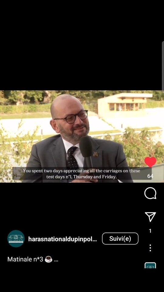 Maison Poursin, partenaire titre du championnat et évènements équestres au @harasnationaldupin ?
Histoire, patrimoine, attelage, tradition et élégance ?
Part.2
? Karl Lemaire, dirigeant de la Maison Poursin
#maisonpoursinsince1830 #fabricantfrançais #madeinfrance?? #harasnationaldupin #attelage #tradition #patrimoinefrancais #patrimoinevivantfrançais #passionlaiton #poursin #equestre #cheval #harnais #drivinghorse #driving #drivingworldchampionship #feidriving #fei