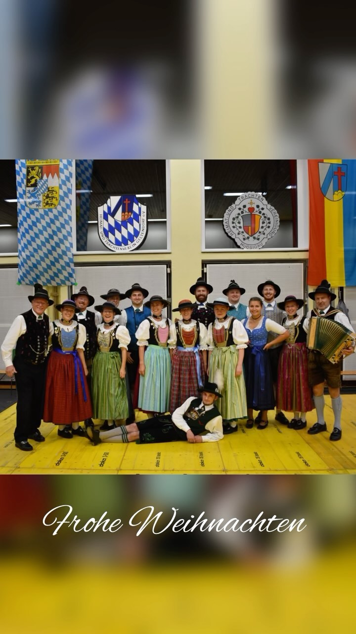 Frohe Weihnachten wünscht euch der Trachtenverein Dießen/ St. Georgen
