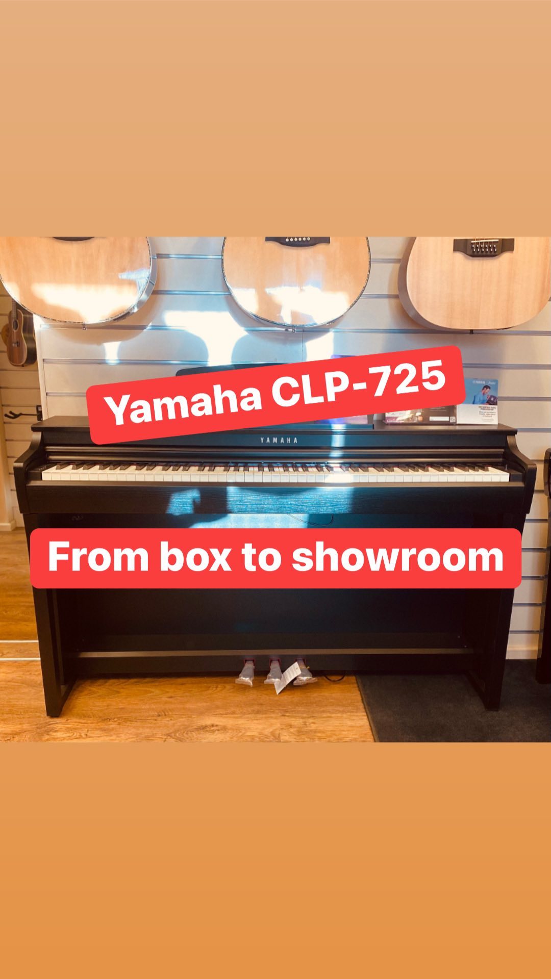 A Laurel & Hardy inspired piano installation, brand new Yamaha CLP-725 sitting proudly in our Clavinova range. #laurelandhardy #yamaha #yamahapianos #clavinova #themusicbox #pianoinstallation #digitalpiano #pianos