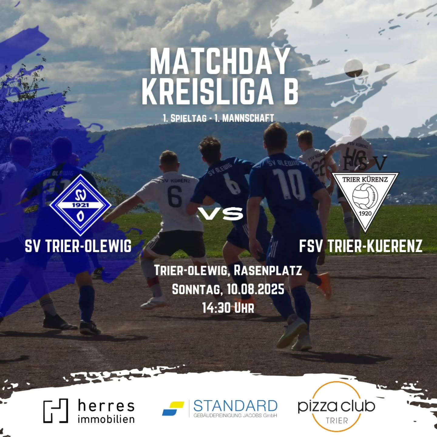 ⚪️Saisonauftakt 2025/26 ⚫️
Endlich ist es wieder soweit – die neue Saison startet, und die Jungs brennen darauf, wieder auf dem Platz zu stehen! ?
Nach 11 langen Jahren kehrt die Erste zurück in die B-Klasse. Zum Auftakt wartet direkt ein Kracher: das Derby gegen den @svolewig!
Ein Spiel, das es in dieser Form schon ewig nicht mehr gab. Es wird keine leichte Aufgabe werden, doch die Vorfreude auf die Rückkehr in die B-Klasse ist riesig. ?
Anpfiff ist um 14:30 Uhr in Trier-Olewig.
Den Startschuss ins Fußballwochenende gibt unsere Zwote bereits am kommenden Samstagabend. Nach dem Pokalaus wollen die Jungs nun zeigen, was wirklich in ihnen steckt – und gleich die ersten drei Punkte einfahren. Gegner ist die dritte Mannschaft der @sgweintal und Anpfiff ist hier um 19:00 Uhr in Oberemmel.
Kommt vorbei und unterstützt beide Teams!?
___________
#fsv #fsvkuerenz #trier #saison #saisonauftakt #1spieltag #spieltag #vollgas #derby #oneteam #kreisliga #reserveklasse