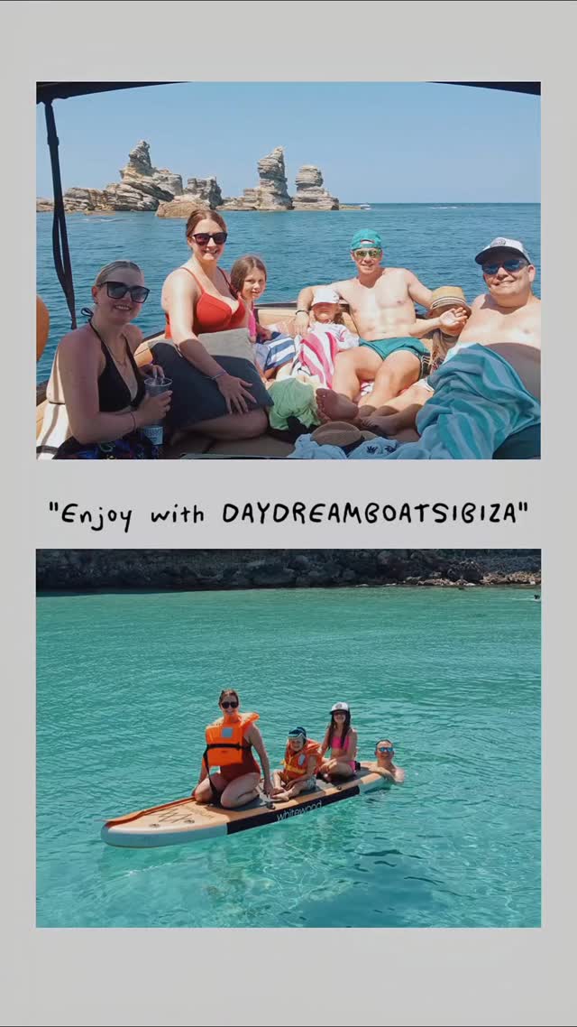 En AGOSTO aunque la isla late con más fuerza,en @daydreamboatsibiza el disfrute está garantizado.
? Barcos con licencia, sin licencia o capitán para que puedas gozarla y evadirte de tus responsabilidades.
? Familias, amigos, parejas... cualquier contexto es ideal siempre y cuando quieras pasártelo bien.
?¡Elige un día y fantaSEA con una experiencia única!
♥️ Mil gracias chicos por crear recuerdos inolvidables con nosotros.
_____________________________________________
⚓ In AUGUST, although the island beats harder, at @daydreamboatsibiza enjoyment is guaranteed.
? Boats with a license, without a license or captain so you can enjoy it and escape from your responsibilities.
? Families, friends, couples... any context is ideal as long as you want to have a good time.
? Choose a day and fantasize about a unique experience!
♥️ Thank you guys for creating unforgettable memories with us.
#calaescondida #calabasas #calacompte #calatarida #calavadella #barcossinlicencia #rentboat #actividadesibiza