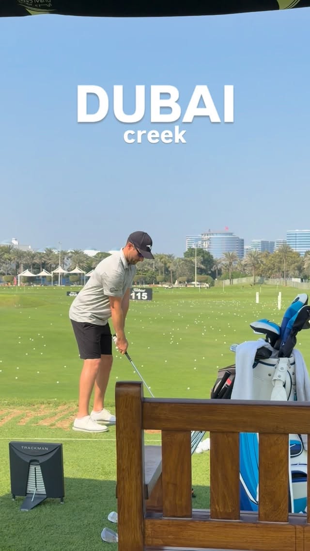 nice facilities here @dubaicreekgolfhad a good practice session in!Ready for the @adgolfchamps @....