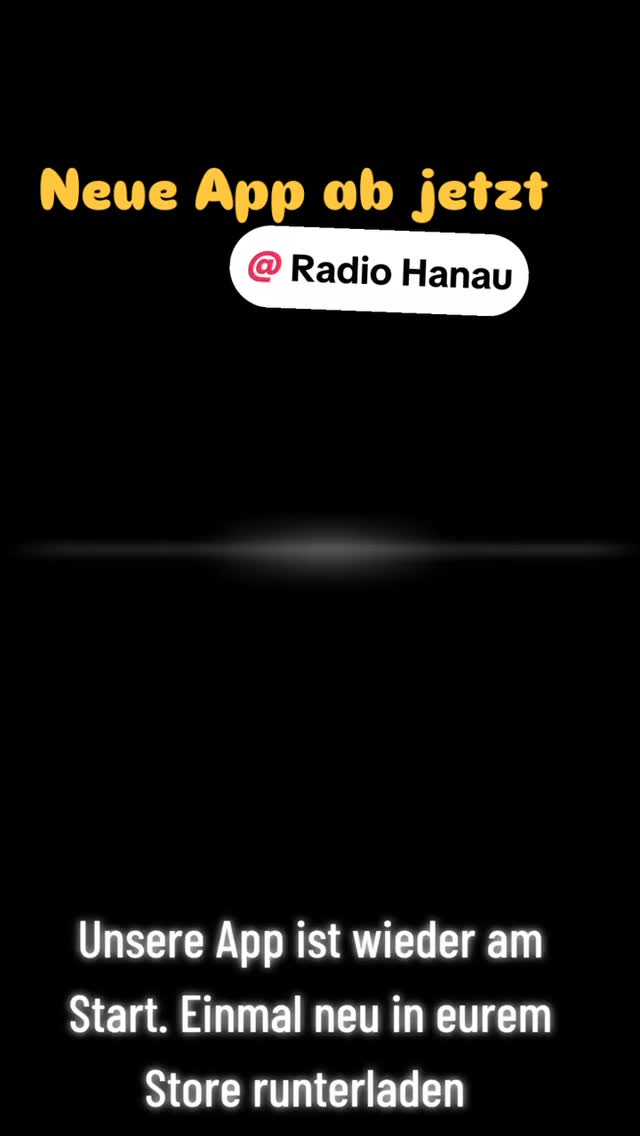 Radio Hanau ist wieder am Start, deinstalliert die alte Version und ladet euch die neueste aus dem App Store runter. Egal ob IPhone oder Android. #radiohanau