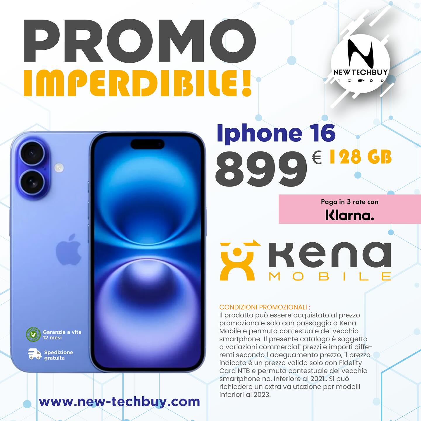 ?Nuove promo ?Made in Apple ?
?PASSA A KENA
Porta il tuo numero in kena e godi della fantastiche promo messe a disposizione per te !
Ci trovi in :
?Viale della repubblica 136/A COSENZA
