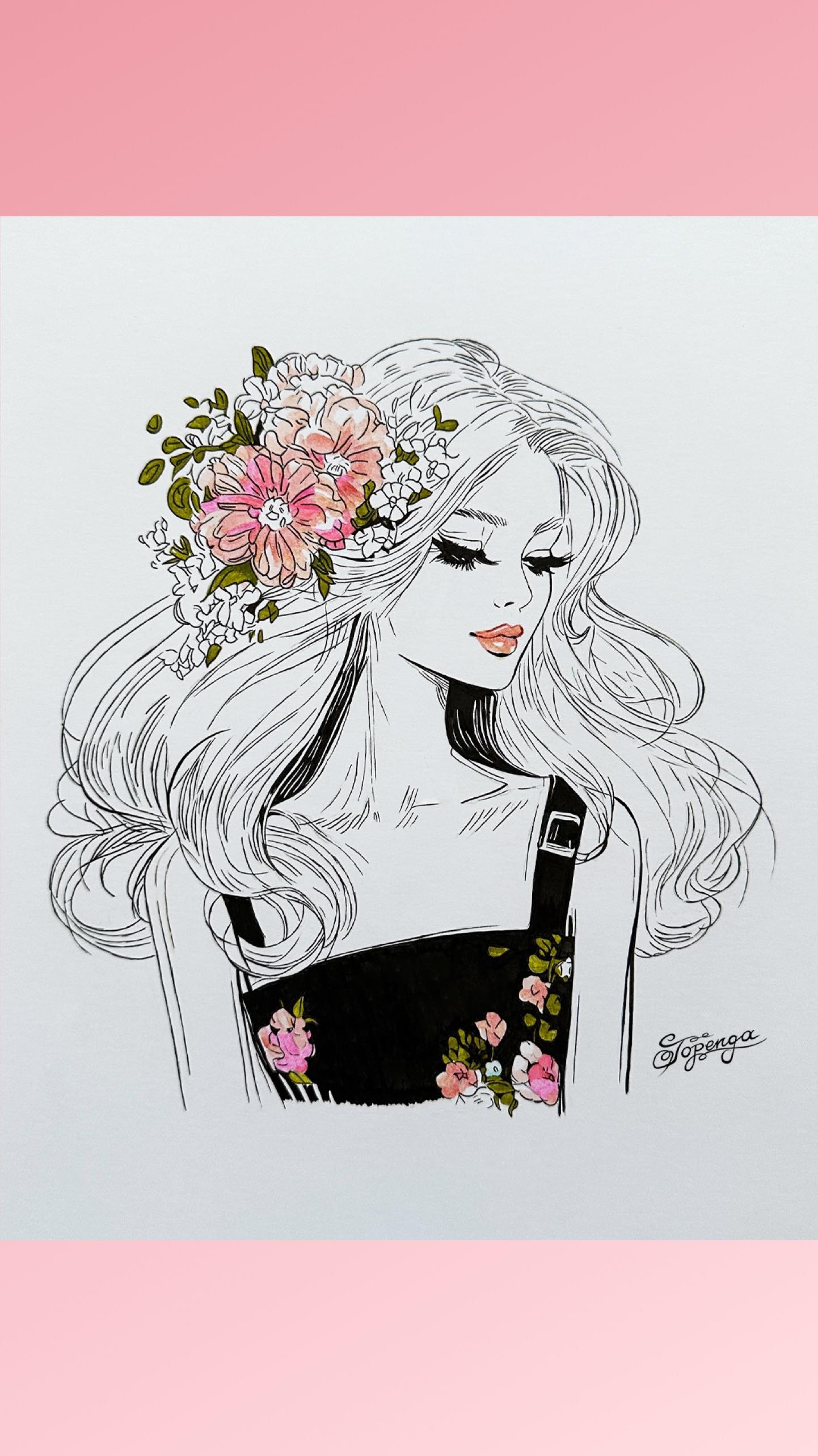 ? Happy Friday, art lovers! ?
I’m beyond excited to share the making-of video for my latest brush pen drawing! ?✍? This piece captures the beauty of a delicate floral crown adorning flowing hair, and the graceful presence of a stunning woman at its center. Each stroke of the brush pen brings this enchanting illustration to life, adding elegance and charm to the composition.
Watch the full process and see the transformation from start to finish. I can’t wait to hear your thoughts on this creation! Don’t forget to like, comment, and share your feedback. ❤️
#ArtProcess #BrushPenDrawing #FloralArt #Illustration #ArtOfTheDay #FridayVibes #BrushPenArt #MadewithFaberCastell #PittArtistPen #TombowBrushPen #CopicMarkers #Topenga #TopengaArt