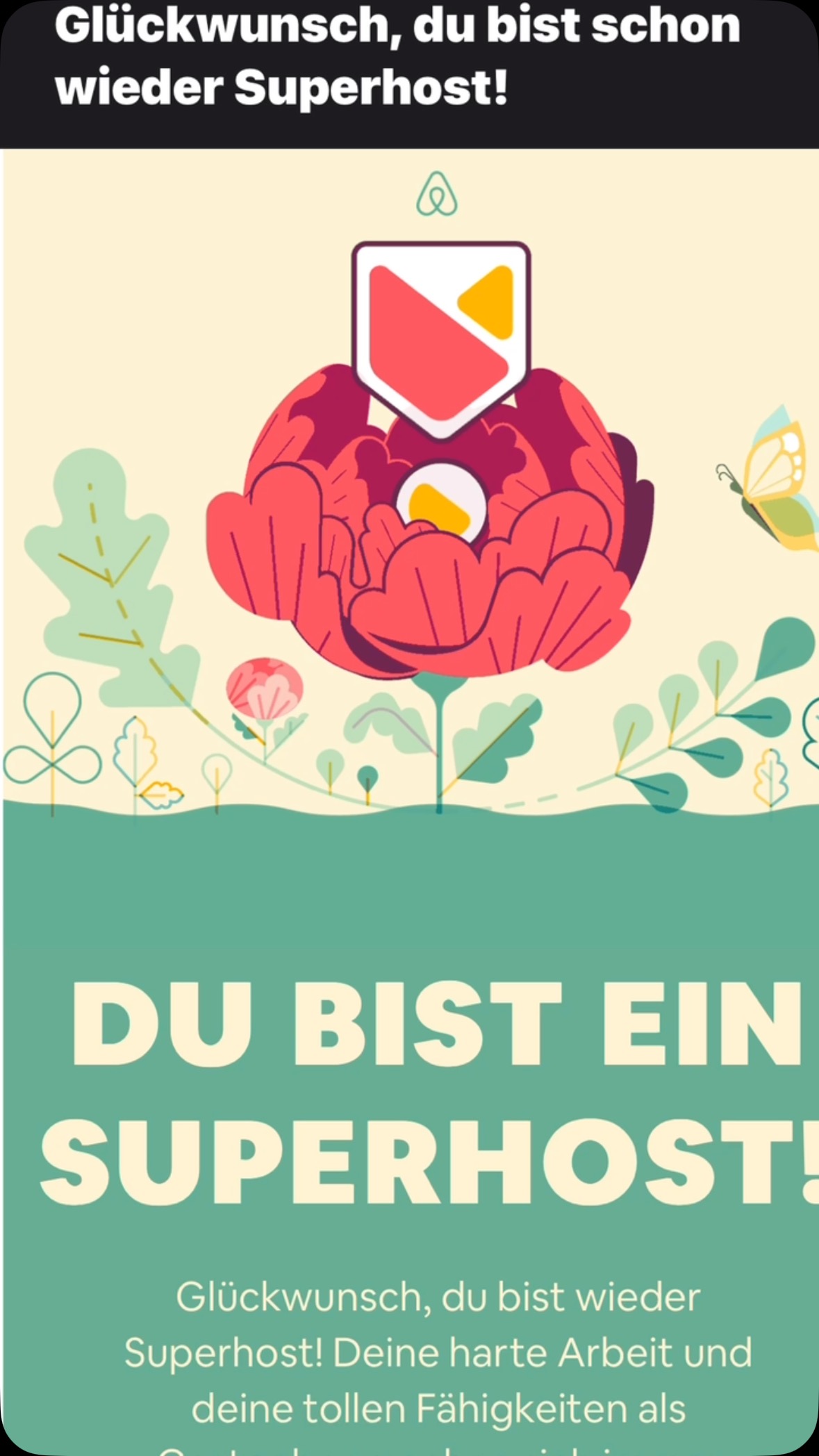 Chalet Franzi ist wieder Superhost! Vielen lieben dank für die Auszeichnung. ? #airbnb #airbnbsuperhost #welovehosting #dorfgastein #visitgastein #gasteinertal #urlaubindenbergen #chaletfranzi