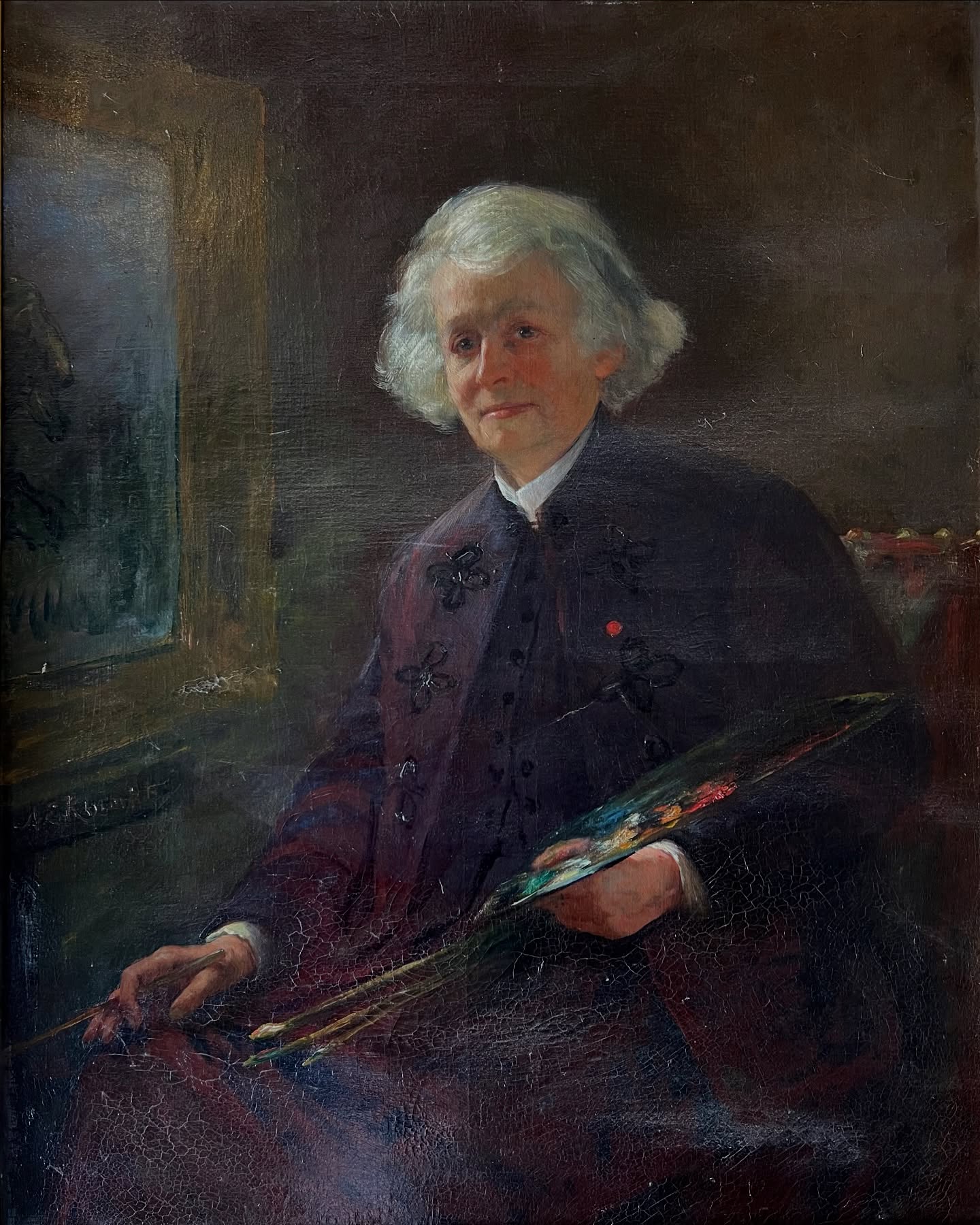 Pour cette #journeemondialedelart nous vous présentons ce puissant portrait de Rosa Bonheur peint par Anna Klumpke, artiste américaine de grand talent.
Voici ce que disait Rosa Bonheur à propos de l’art : « Je m’efforce de suivre la pensée de Schiller qui déclare que, si l’homme a quelque chose à donner à l’art, c’est lui-même, et que ce qu’il emprunte au dehors, il est nécessaire que cela renaisse en lui. Mais si vous négligez le souffle divin qui doit faire vibrer votre toile, alors vous n’avez rien senti et votre œuvre restera inerte. »
Ce portrait est conservé au château de Rosa Bonheur
#art #rosabonheur #onthisday #dayofart #annaklumpke #schiller #artiste #femmeartiste