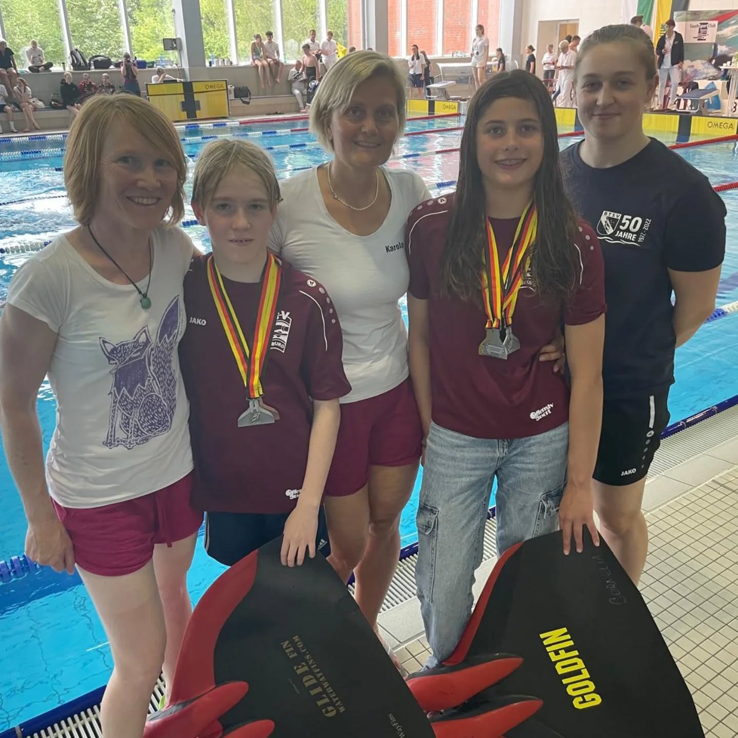 Erfolgreiche Deutsche Jugend Meisterschaften der Flossenschwimmer in Rostock dieses Wochenende. Lennart und Marina konnten mit vielen Bestzeiten, Top 10 Platzierungen und 5 Medaillen glänzen. Herzlichen Glückwunsch!