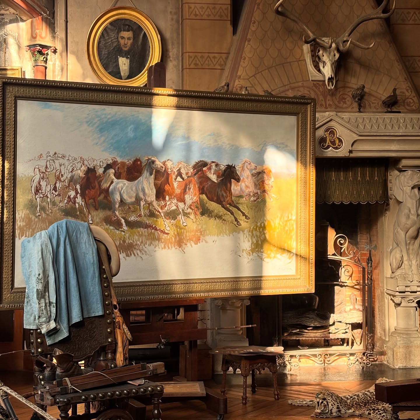 Lumière envoûtante dans l’atelier de Rosa Bonheur…
#rosabonheur #museerosabonheur #chateaurosabonheur