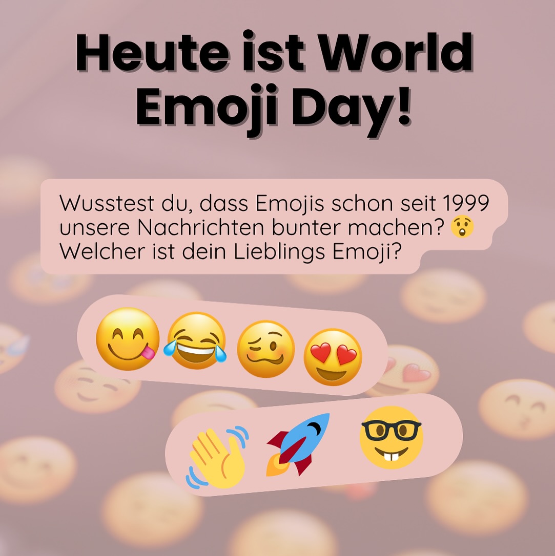 🥳 Heute feiern wir die kleinen bunten Helfer, die manchmal mehr sagen als 1.000 Worte: EMOJIS!
📌 1999 von einem japanischen Designer entwickelt
📱 Heute gibt’s rund 3.800 davon und 88 % der Menschen nutzen sie regelmäßig
😅 Trotzdem werden Emojis oft unterschiedlich interpretiert, je nach Alter, Kultur & Plattform
👉 Jetzt bist du dran:
Welches Emoji benutzt du am liebsten und warum?
Schreib’s in die Kommentare 💬👇
mrs.codeandcontent
Leupold Consulting
„Von Social Media bis IT"
Inh. Sarah Leupold
📍Ratingen
#mrscodeandcontent #emoji #emojichallenge #emojiday #ratingen #socialmediaexpert #emojiart