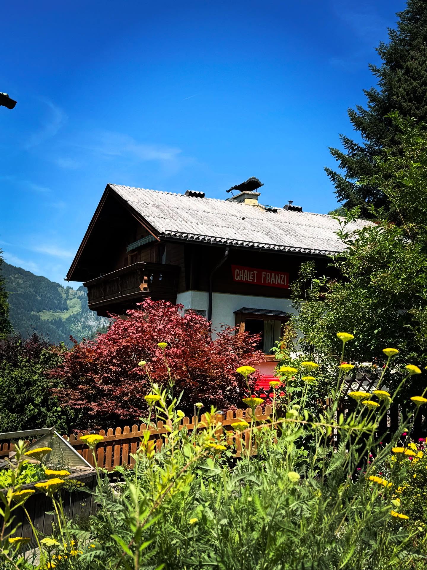 Summertime im Chalet! #chaletfranzi #gastein #visitgastein #urlaubindenbergen❤️
