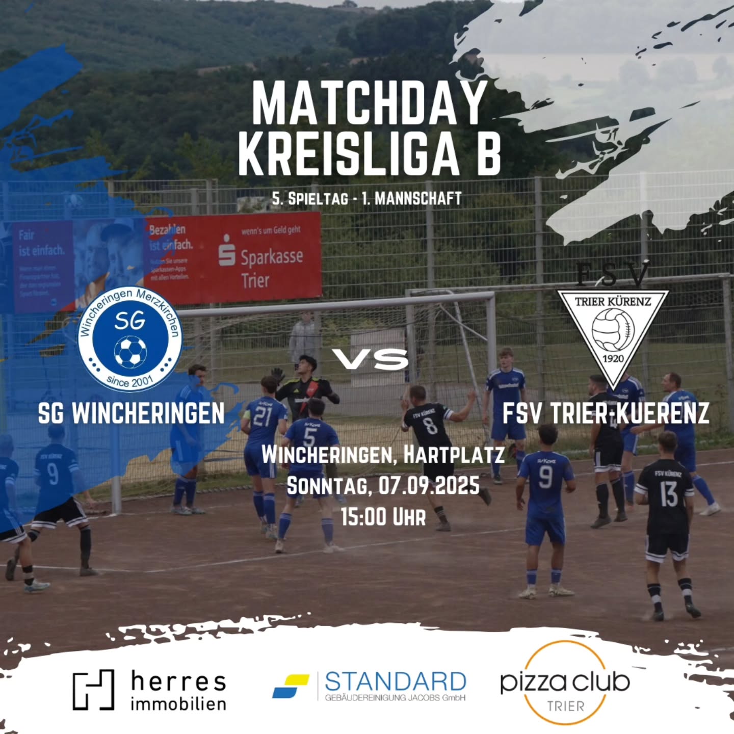 ⚪️1.Mannschaft gastiert bei formstarkem Wincheringen – 2. Mannschaft will in Ehrang punkten⚫️
Nach dem Heimspiel am vergangenen Sonntag sind an diesem Wochenende wieder beide Mannschaften im Einsatz. Die 2. Mannschaft tritt bereits am Samstagabend bei der Drittvertretung der @fsgep an. Nach einem durchwachsenen Saisonstart ist das Ziel klar: Man möchte in Ehrang Zählbares mitnehmen.
Am Sonntag ist dann die 1. Mannschaft bei der @sgwincheringenmerzkirchen gefordert, die derzeit auf dem dritten Tabellenplatz steht. Auch wenn der Gastgeber bislang durch eine starke Offensivleistung auffällt, geht man selbstbewusst in die Partie – schließlich konnte man bisher vor allem gegen Mannschaften aus dem oberen Tabellendrittel punkten. Daran möchte man nun anknüpfen.
Kommt vorbei und unterstützt beide Mannschaften!?
_____
#fsv #fsvkuerenz #matchday #trier #rasen #auswärtsspiel #support #kreisliga #kampfgeist