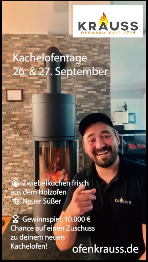 .
🎉 Save the Date: Kachelofentage 2025 – 26. & 27. September!
🔥 Erlebe Öfen live in unserer Ausstellung
🎁 Gewinne 10.000 € Zuschuss für dein Kachelofen-Projekt
🥧 Genieße Zwiebelkuchen & Neuer Süßer
👉 Vorbeikommen lohnt sich – wir freuen uns auf dich!
#Kachelofenwelt #kachelofen #tagderoffenentür #ofenbau #wärme #kaminofen #kachelofentage #gvob #zwiebelkuchen #sexau #ofenkrauss #heizenmitholz #kachel #neuersüßer #gewinnspiel