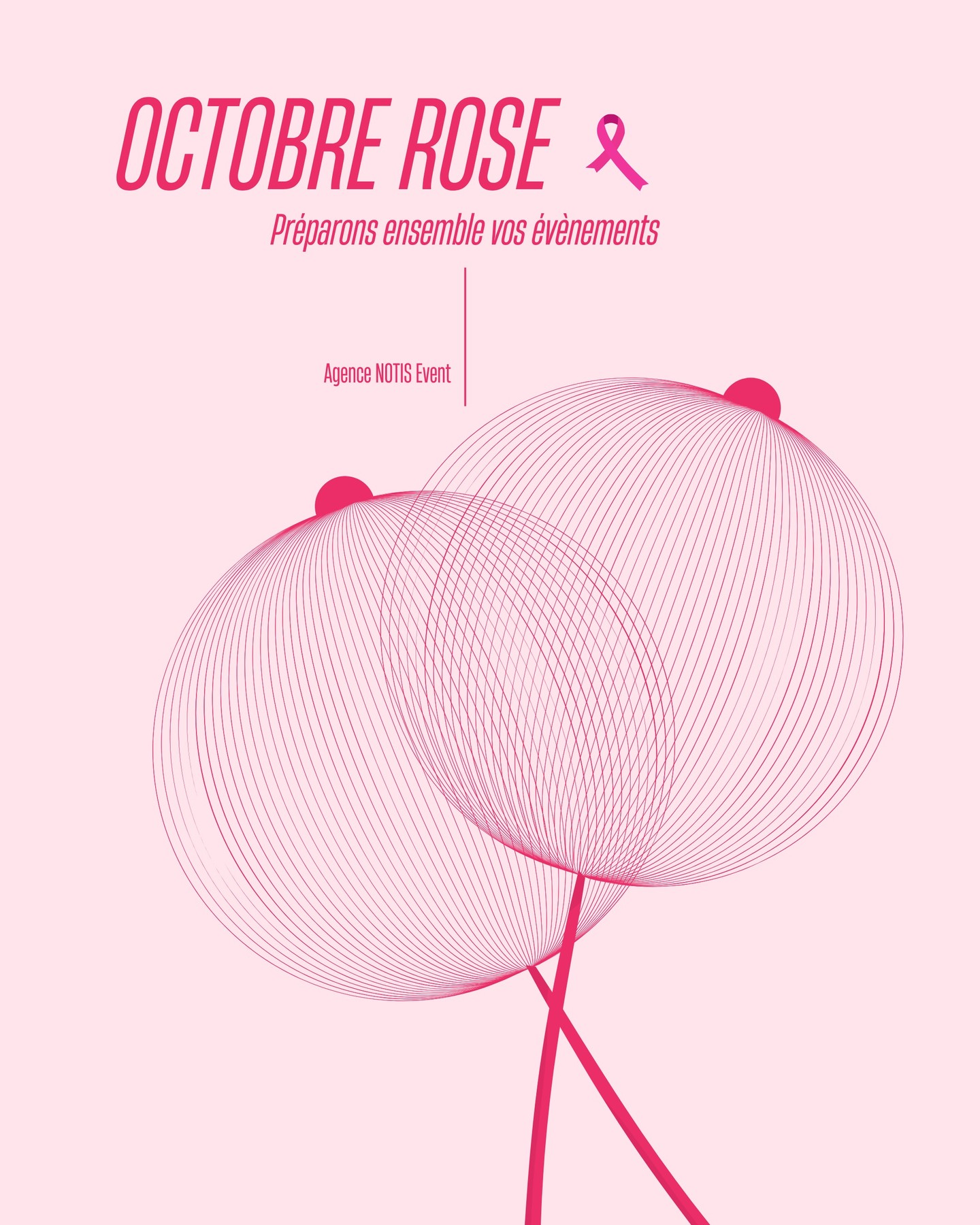? Préparons ensemble : Votre engagement pour Octobre Rose ?
Chez NOTIS Event, nous accompagnons les entreprises qui souhaitent s’engager dans la lutte contre le cancer du sein à travers des évènements solidaires et fédérateurs.
? Petit-déjeuner caritatif
? Conférence de sensibilisation
? Challenge sportif en équipe
? Soirée de collecte de fonds
Autant d’occasions de rassembler vos collaborateurs autour d’une cause qui nous concerne tous.
Et si on construisait ensemble votre évènement Octobre Rose ? ?
? Contactez-nous dès maintenant pour imaginer une action qui a du sens.
#OctobreRose #Événementiel #ÉvénementResponsable #Solidarité #Cohésion #EntrepriseEngagée #LutteContreLeCancer #TeamBuildingSolidaire