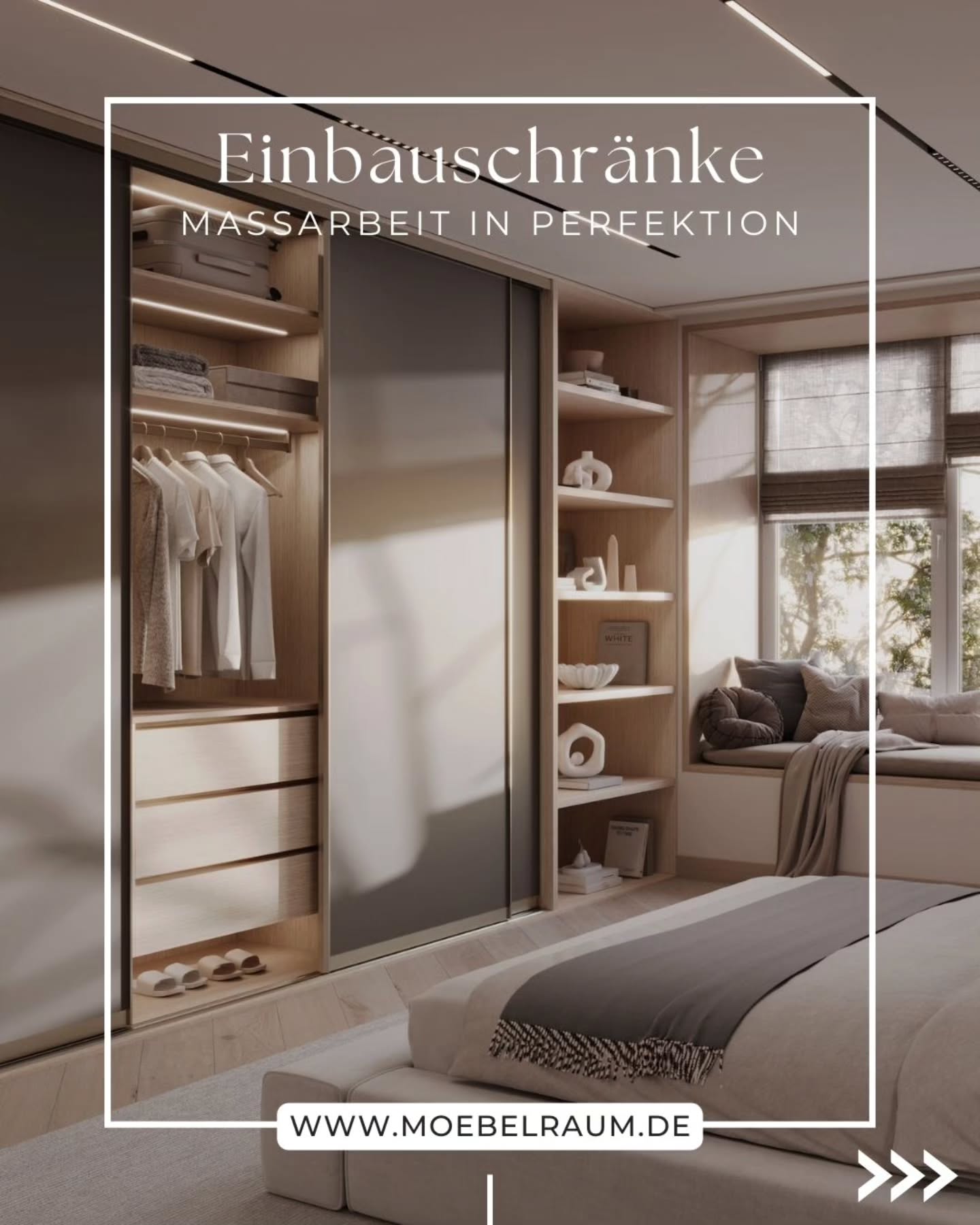 🤩EINBAUSCHRÄNKE🤩
Einbauschränke sind wahre Raumwunder und verbinden Design mit Funktion:
✔️ Maßgefertigt für jede Nische, Dachschräge oder verwinkelte Ecke.
✔️ Nutzen Sie jeden Zentimeter optimal – kein Platz bleibt ungenutzt.
✔️ Individuell planbar in Stil, Material, Farbe und Ausstattung.
✔️ Schaffen Sie Stauraum, der sich perfekt in Ihr Wohnkonzept einfügt.
Von der ersten Idee bis zur fertigen Montage – wir kümmern uns um alles.
📍 Besuchen Sie uns in Düsseldorf oder kontaktieren Sie uns:
✉️ info@moebelraum.de
📞 0211 514 50 80
•
•
•
#Düsseldorf #DüsseldorfCity #DüsseldorfInterior #DüsseldorfWohnideen #DüsseldorfDesign #DüsseldorfMöbel #DüsseldorfEinrichten #InteriorDüsseldorf #RaumgestaltungDüsseldorf #WohnenInDüsseldorf #MöbelraumDüsseldorf #Schiebetüren #Schiebetür #Schiebetürsysteme #Platzsparen #Raumwunder #InteriorDesign #InteriorInspo #Wohnideen #Wohnzimmerideen #Zuhause #Wohnen #Möbel #Möbeldesign #Einrichtungsideen #ModernLiving #HomeOffice #Küchendesign #DesignInspiration #MadeInGermany
