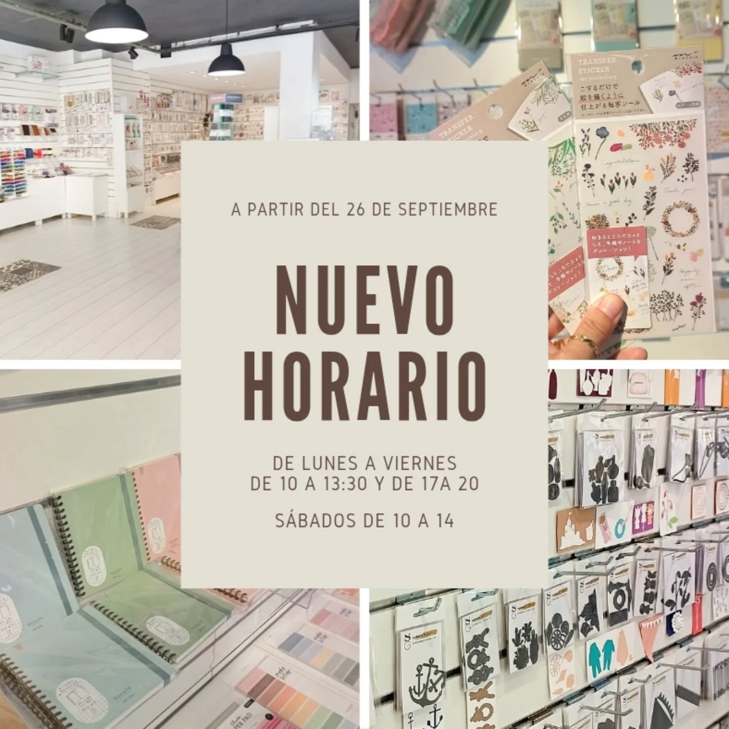 Este sábado la tienda vuelve a su horario habitual. Sí, sí ¡volvemos a abrir los sábados de 10 a 14h!
¡Te esperamos! ?
#grappapapereria #grappascrapbooking #tienda #barcelona #legami #papeleriabonita #papeleriajaponesa