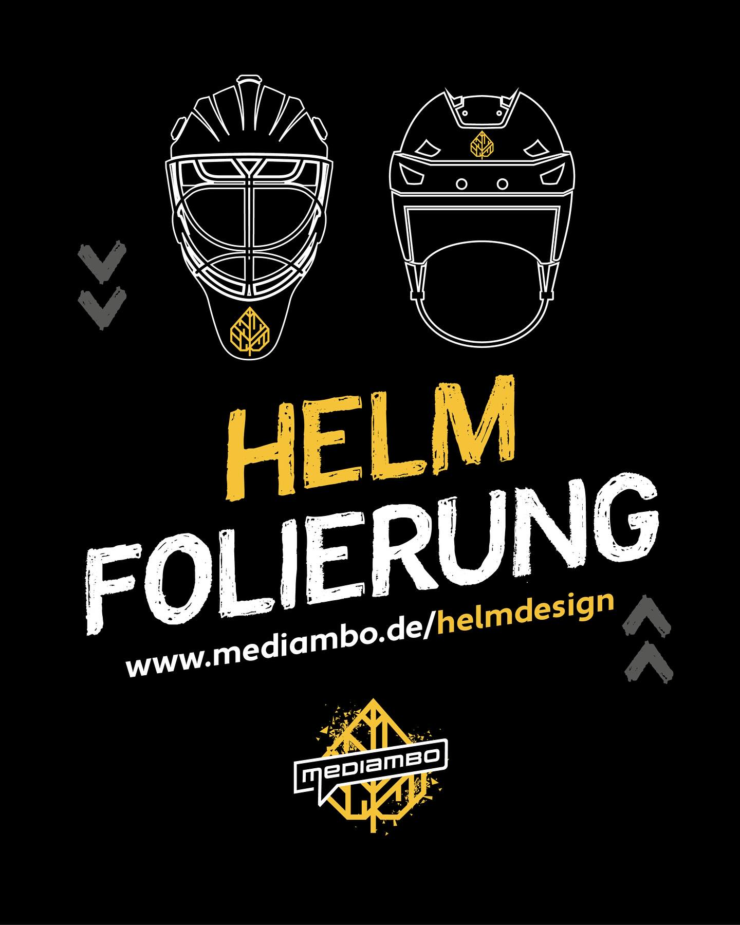 ? Insta-Post Text
Auf dem Eis zählt nicht nur Leistung, sondern auch Style!
Unsere individuell designten und folierten Eishockeyhelme machen jeden Spieler unverwechselbar. Von Teamfarben über Logos bis zu kreativen Details – wir bringen eure Persönlichkeit aufs Eis. ??
➡️ Dein Team. Dein Look. Dein Helm.
#hockey #hockeyhelmets #helmfolierung #grafikdesign #individual #unique #topteam #pennydel #team #passion #mediambo #werbetechnik #grafikdesign #lindau