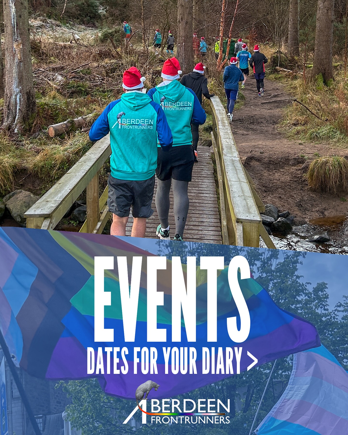 ? Some upcoming dates for the diary!
? THURSDAY 9TH OCTOBER / 2025 AGM
7:19M, CULT OF COFFEE, 20 ESSLEMONT AVENUE
❓ 30TH OCTOBER / PUB QUIZ
7:45PM, CHEERZ BAR
?? SATURDAY 6TH DECEMBER / SANTA RUN
MORNING, VENUE TBD
? SATURDAY 6TH DECEMBER / XMAS DRINKS
EVENING, VENUE TBD
?️??️⚧️???????⬛️⬜️?️⚧️?️?
#aberdeenfrontrunners #LGBT #LGBTQIA #lgbtrun #lgbtrunning #lgbtrunningclub #lgbtaberdeen #frontrunners #internationalfrontrunners