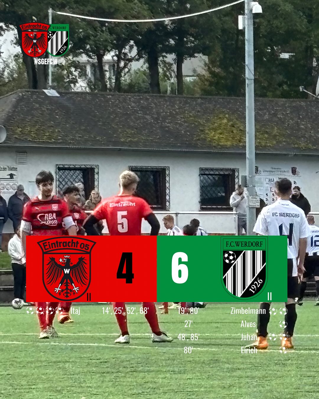 Wichtiger Sieg!?
•
Unsere „Zwote“ feiert den nächsten Erfolg!
•
•
#fcwerdorf #fc1926werdorf #kreisliga #kreisligafussball #kreisligaromantik #fußball