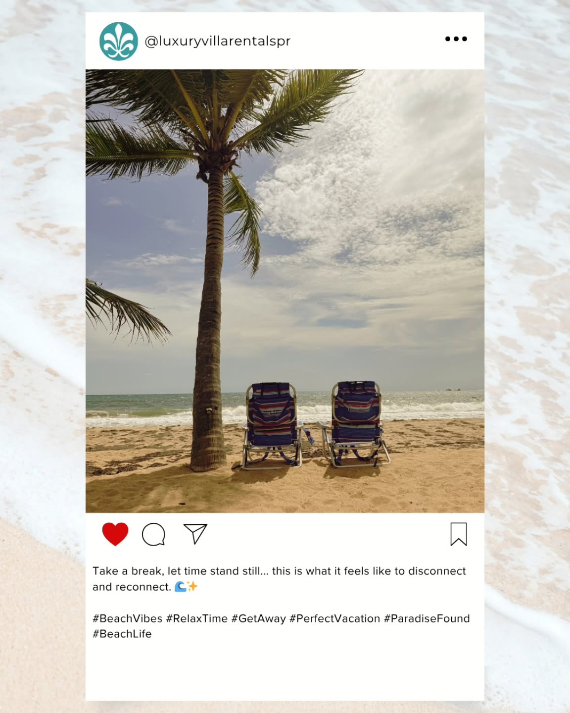 Take a break and breathe in the ocean air ?
Because here, disconnecting is the best way to truly reconnect. ?✨
#BeachVibes #RelaxTime #GetAway #PerfectVacation #BeachLife #LuxuryPR #Palmasdelmar