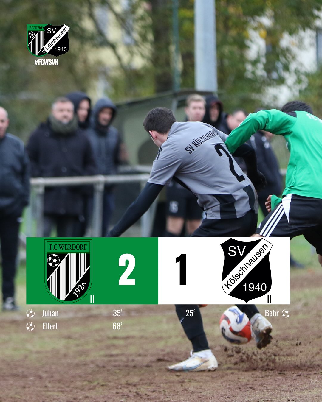 Abpfiff!?
•
Unsere „Zwote“ dreht die Partie und gewinnt!??
•
•
#fc1926werdorf #fcwerdorf #fcw #seit1926 #kreisligaromantik #kreisliga #kreisligafußball #fussball