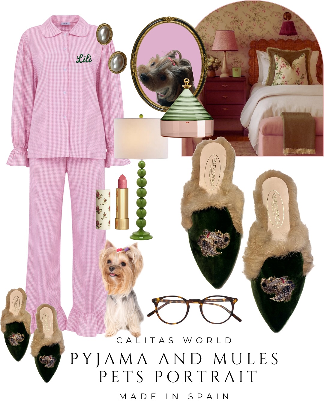✨Home, but make it couture.✨??☕️
Meet our Calitas Pets Portrait Pyjamas, the dreamiest gingham set in pink or blue, personalized with your pet’s name and paired with our velvet Pets Portrait Mules embroidered with their adorable little face. ???
Soft, elegant, and irresistibly chic, these pyjamas are Made to bring a touch of quiet luxury to your most tender moments at home. Because mornings with coffee taste better when your furry love is stitched right next to your heart. ☕️??↔️
Whether you’re cuddling up, journaling in bed, or preparing breakfast in style, do it in your Calitas way: effortlessly beautiful, warm, and full of love. ✨??
? The ultimate gift for every pet lover and the woman who turns her home into her runway. ?✨
#CalitasWorld #MadeInSpain #PetsPortrait #QuietLuxury #ChicAtHome #CalitasPets #PyjamaChic #CalitasMules