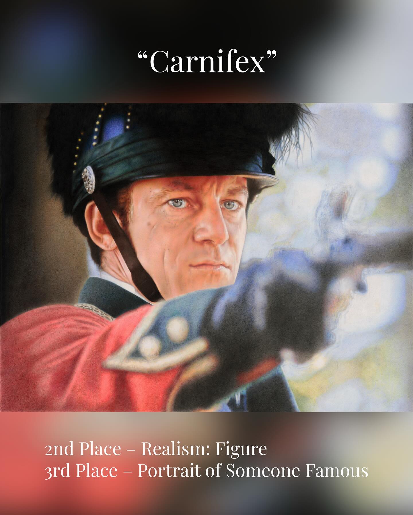 I’m truly honoured to have received recognition at the 2025 AMERICAN ART AWARDS — six times over.
My coloured pencil drawing “Carnifex” was awarded 2nd Place in REALISM – FIGURE and 3rd Place in PORTRAIT OF SOMEONE FAMOUS, and my mixed media piece “Lapis” received 2nd Place in EROTIC – MALE.
I’m deeply grateful to the jurors and organisers, and thankful for everyone who supports my artistic journey. This means a lot to me. ?
#AmericanArtAwards #ArtAward #AwardWinningArt #ContemporaryArt #ArtCompetition #ArtContest #ColoredPencilArt #MixedMediaArtwork #RealismArt #Hahnemühle #HahnemühlePaper #Topenga #TopengaArt