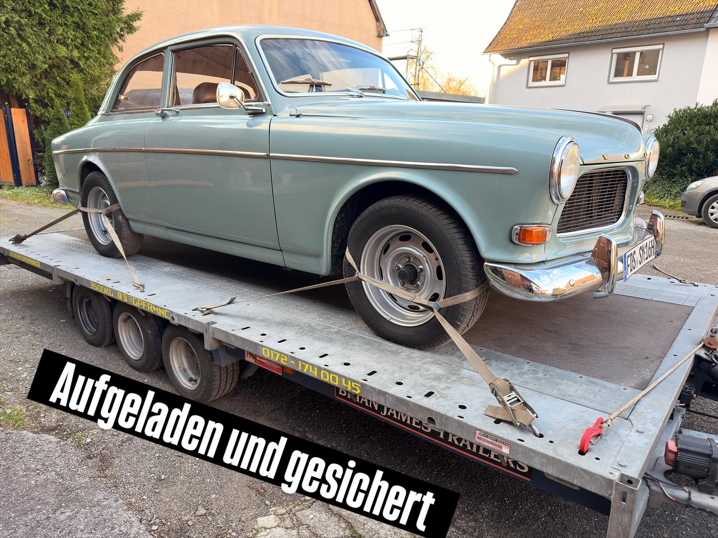 #volvo121 #volvoamazon #fahrzeugtransport #spedition #brianjamestrailers