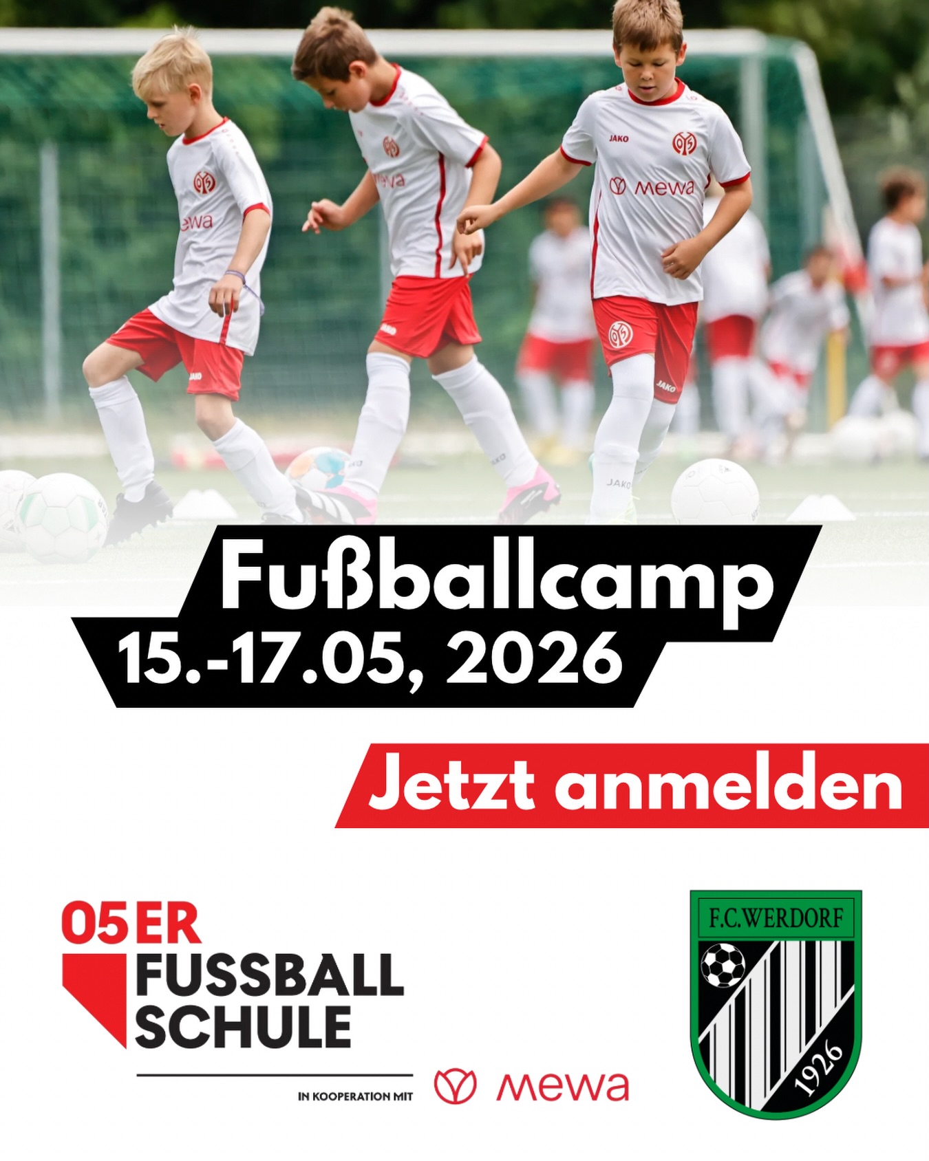 Das nächste Highlight für 2026 ! ??
•
Am Wochenende des 15. bis 17. Mai des kommenden Jubiläumsjahres 2026, dürfen wir die Fußballschule des @1fsvmainz05 bei uns begrüßen. ?
•
Ihr wollt euren Kindern eine Freude bereiten und/oder sucht noch das perfekte Weihnachtsgeschenk ? ?
Dann seid ihr hier genau richtig ! ?
Über den Link in unserer Story oder in unserem Jubiläums-Highlight auf unserem Profil, kommt ihr direkt zur Anmeldung und weiteren Infos. ⚽️
•
•
#fc1926werdorf #fcw #fcwerdorf #werdorf
#fußballschule #mainz05 #jugend #jugendfußball