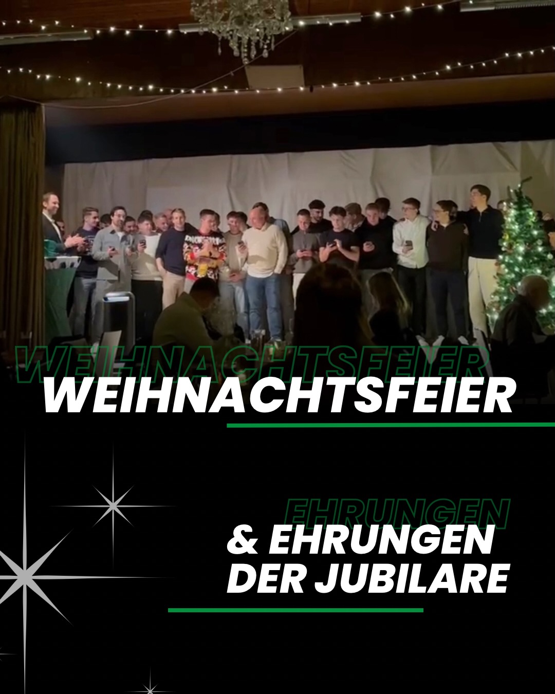Es war wieder einmal ein Fest ! ✨?
•
Vergangenen Samstag kam man im Sportheim zusammen, um bei bester Verpflegung durch das @abseits_werdorf-Team und vielen schönen Tombola-Preisen, eine weitere unvergessliche Weihnachtsfeier zu genießen. ?
•
Außerdem galt die Bühne, neben den ein oder anderen Gesangseinlagen unserer Aktiven, unseren zahlreichen Jubilaren in diesem Jahr. ?️
Wir gratulieren nochmals recht herzlich ! ?
•
Wir freuen uns, gemeinsam mit euch am kommenden Samstag beim Werdorfer Weihnachtsmarkt, die vorweihnachtliche Zeit final einzuleiten.
Wir sehen uns am Stand unserer Jugend ! ✨?
•
•
#fc1926werdorf #fcw #fcwerdorf #werdorf
#weihnachtsfeier #sportheim #tombola #weihnachtsmarkt