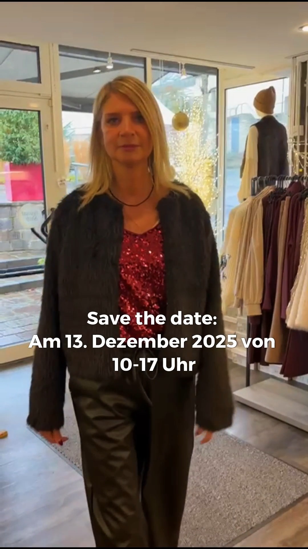 Am Samstag ist die perfekte Gelegenheit, euren Feiertagslook bei uns zu shoppen.
Warum?
An diesem Tag findet unser großes Dankeschön Event für unsere Kundinnen statt. Das bedeutet 20 % Dankeschön-Rabatt!
Natürlich gibt es dazu auch leckeren Winzer Glühwein und ihr könnt bei uns entspannt nach Geschenkideen für die Feiertage stöbern.
Highlight:
Im Anschluss könnt ihr direkt weiterziehen zum 5. Perler Glühweinfest.
#euroschuheper #perlerglühweinfest #nikolausrabatt #shoppenimsaarland #shoppeninperl #modeliebe #modeboutiquesaarlorlux #luxembourg #saarland #perl #orscholz #saarburg #mettach #remich #schengen #dreiländereck #weihanchtsshopping #geschenkideenzuweihnachten