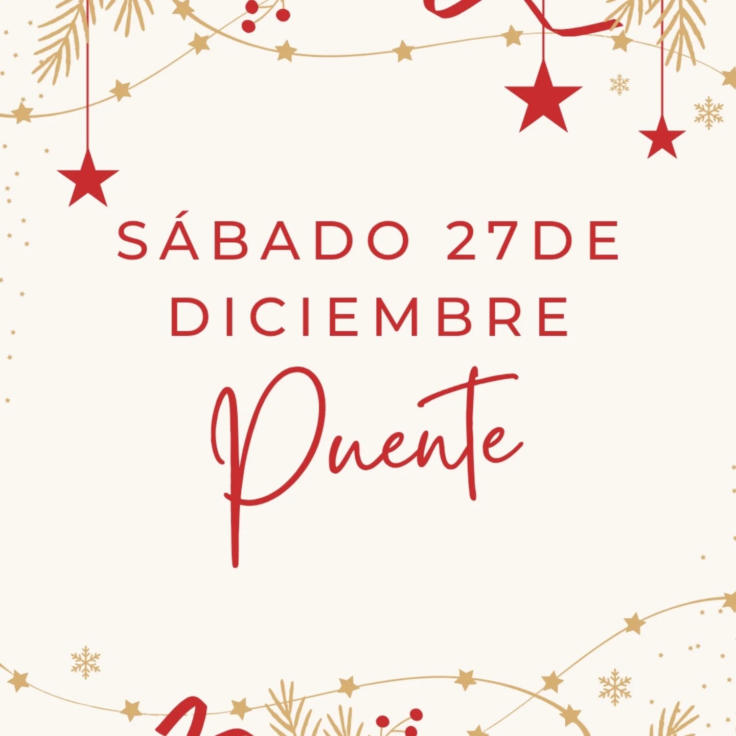 El próximo sábado 27 de diciembre haremos puente ☺️
#grappapapereria