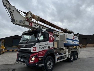 Used Soilmec STM20 lorry mounted large diameter bored piling rig for sale.
Year 2017, 15,000 miles, approx 1500 hours worked. 6x4 Volvo chassis. Excellent condition and appearance, full service history. CE certified.
Shipment arranged worldwide. Payment