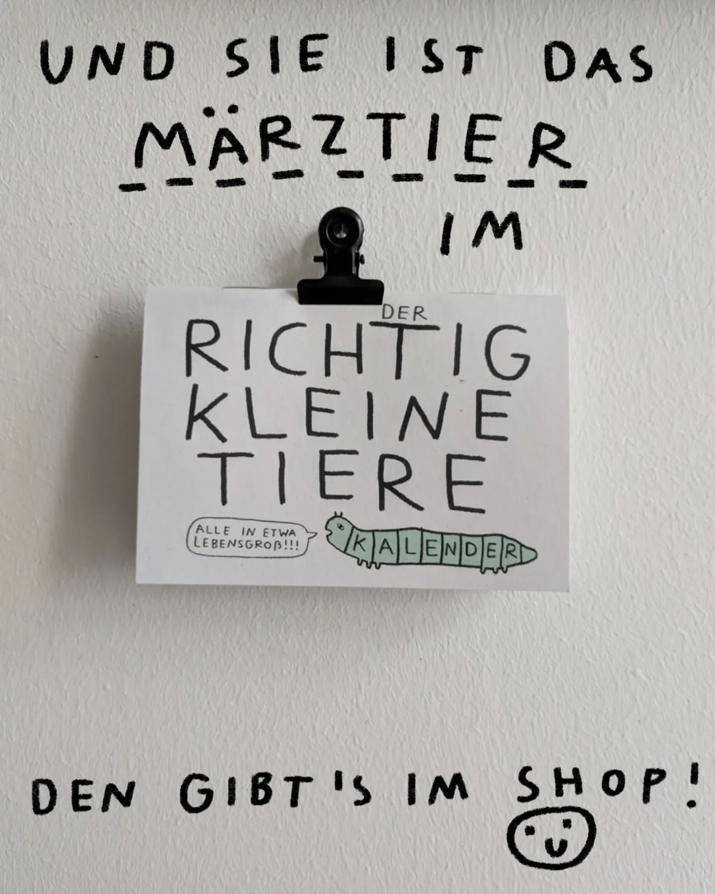 die ETRUSKERSPITZMAUS ist das märztier. noch mehr richtig kleine tiere im kalender -> im shop!
.
ein schönes weihnachtsgeschenk für die liebsten leute :)