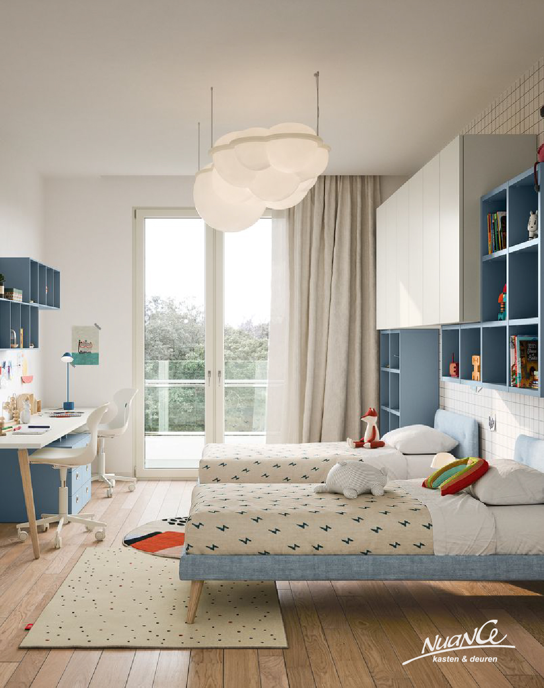 A space made for little dreams and big imaginations. Soft colors, smart storage, and playful details that grow with your child.
Need a personalized children room designed by Nidi?
Get in touch via:
📞 +31 (0)6-50205249
📧 Info@wandmeubels.eu
🌐 www.wandmeubels.eu
To schedule an appointment at your home.