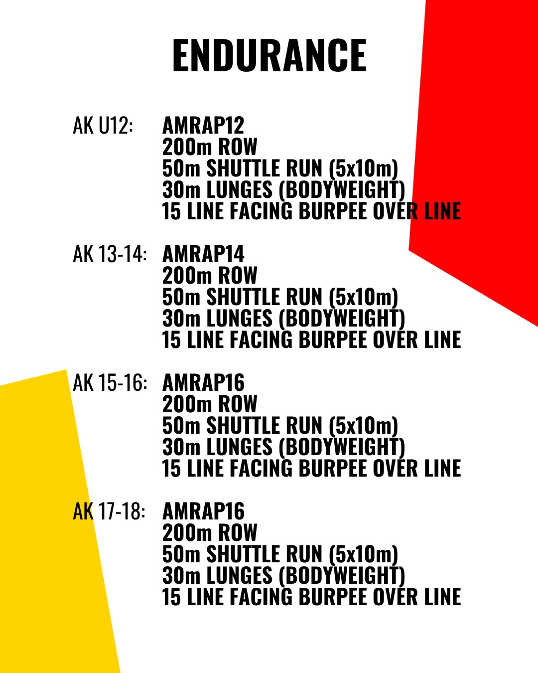🏋️♀️ Landesmeisterschaft funktionaler Fitness 2026 - Tests für die Juniors 🏆
Zur Erinnerung: Die Landesmeisterschaft ist die Qualifikation für die Deutsche Meisterschaft 2026. Der Zeitraum zur Absolvierung der Tests ist vom 09.01. bis 09.02.2026.
Für die Juniors gilt:
Es gibt drei Tests und alle drei Tests müssen innerhalb von 24 Stunden absolviert werden. Die Reihenfolge ist dabei vorgegeben.
🔥 Drei Tests, ein Zeitfenster 🔥
Die Tests sind speziell auf die Altersklassen der Juniors abgestimmt. Alle Details zu den einzelnen Tests und den Anpassungen für die jeweiligen Altersklassen findet ihr in den Slides.
Weitere Informationen wie Rulebook, Standards, Scorecards, Anforderungen an Videonachweise sowie Regelungen zu vor Ort Technical Officials findet ihr in Kürze auf unserer Webseite. Der Link ist in der Bio.
Bereit, euch zu messen und den nächsten Schritt Richtung Deutsche Meisterschaft zu gehen? 💪
#bundesverbandfitness #FunktionaleFitness #FunctionalFitness #FitnessGermany #DBVfF #FitnessDeutschland #DM2026 #deutschemeisterschaft #landesmeisterschaft #InternationalFunctionalFitness #iF3 #ifff