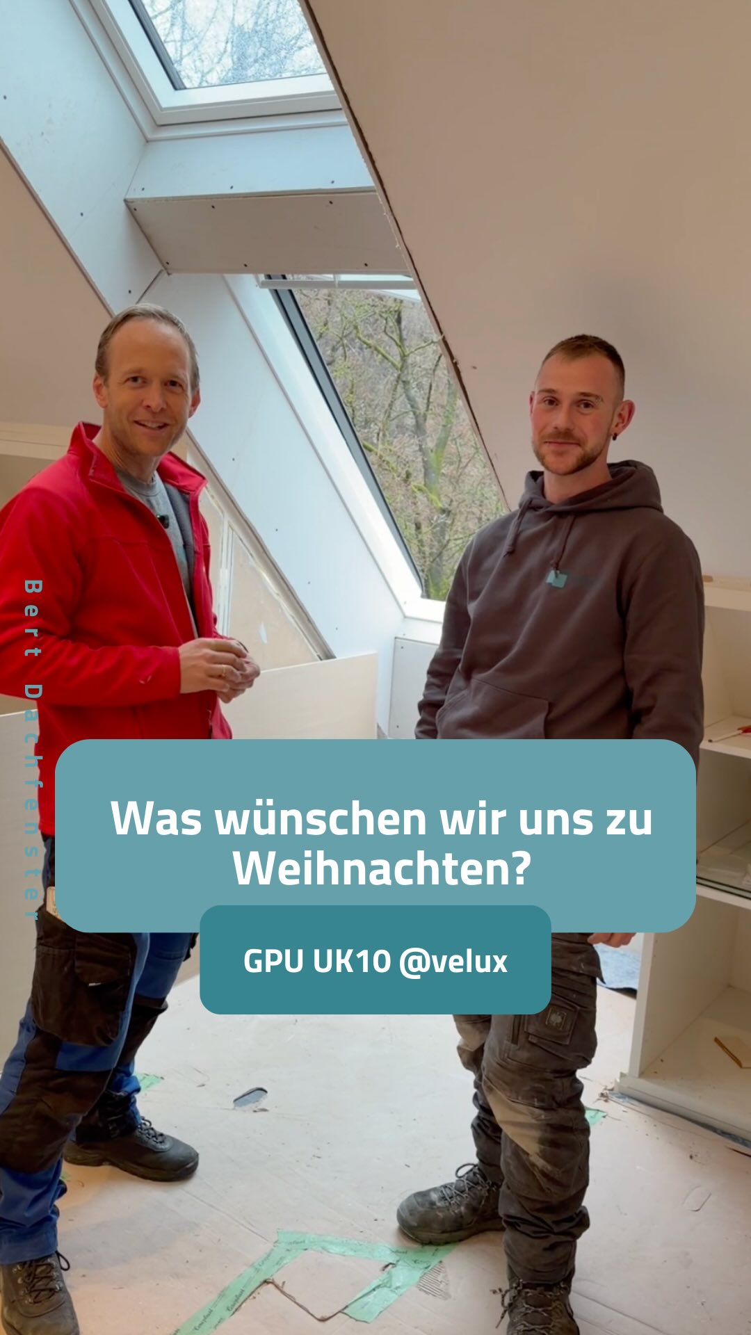 🎁 Unser Weihnachtswunsch 2025: Ein GPU UK10 🎁 Vielleicht lässt sich da ja was machen? @velux 🤔 Wir würden uns freuen 😊💪🏻 #weihnachten #bertdachfenster #veluxprodach #meinveluxprojekt #velux